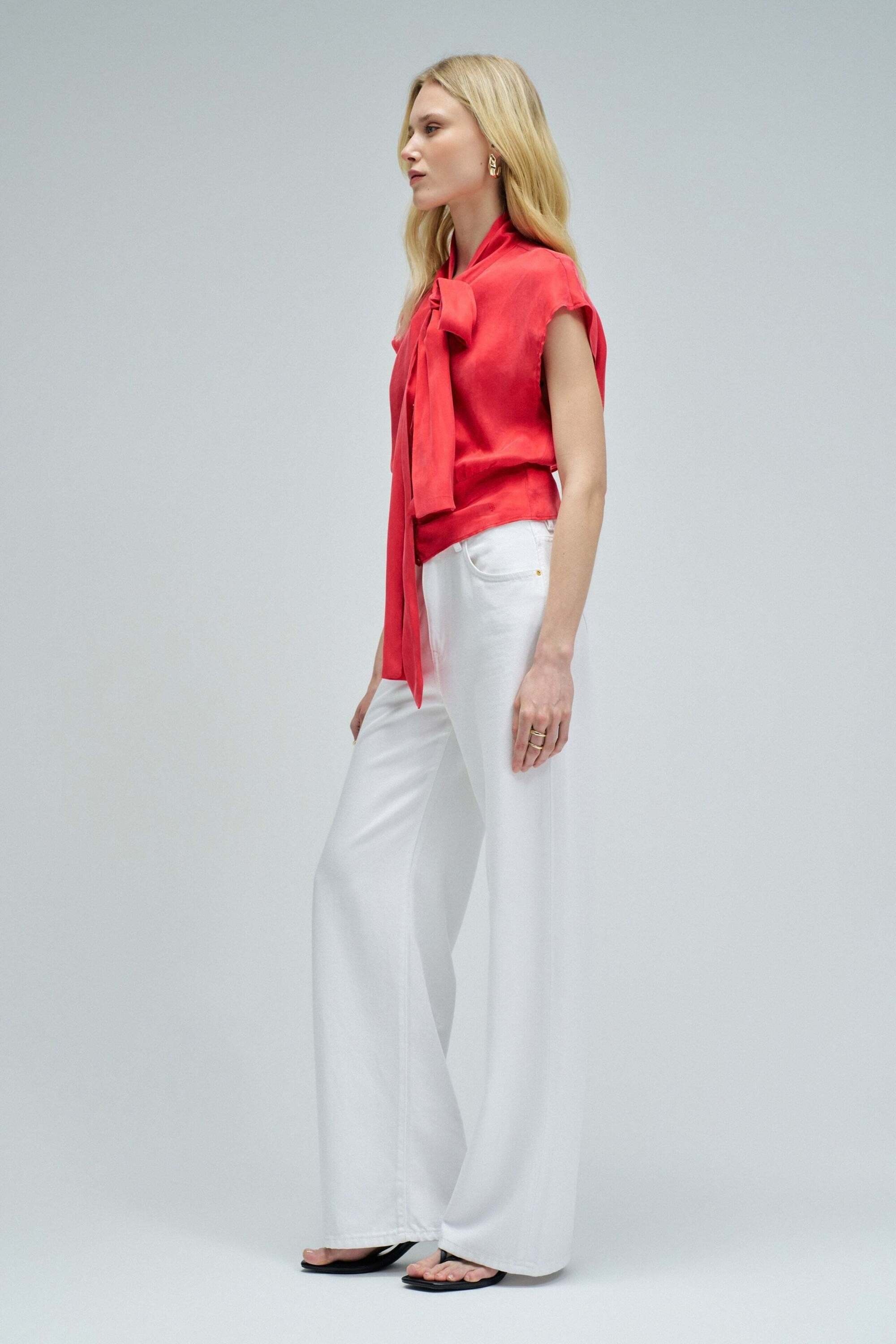 Salsa Kurzarmbluse »Salsa Jeans Kurzarmbluse Corset Blouse Style«