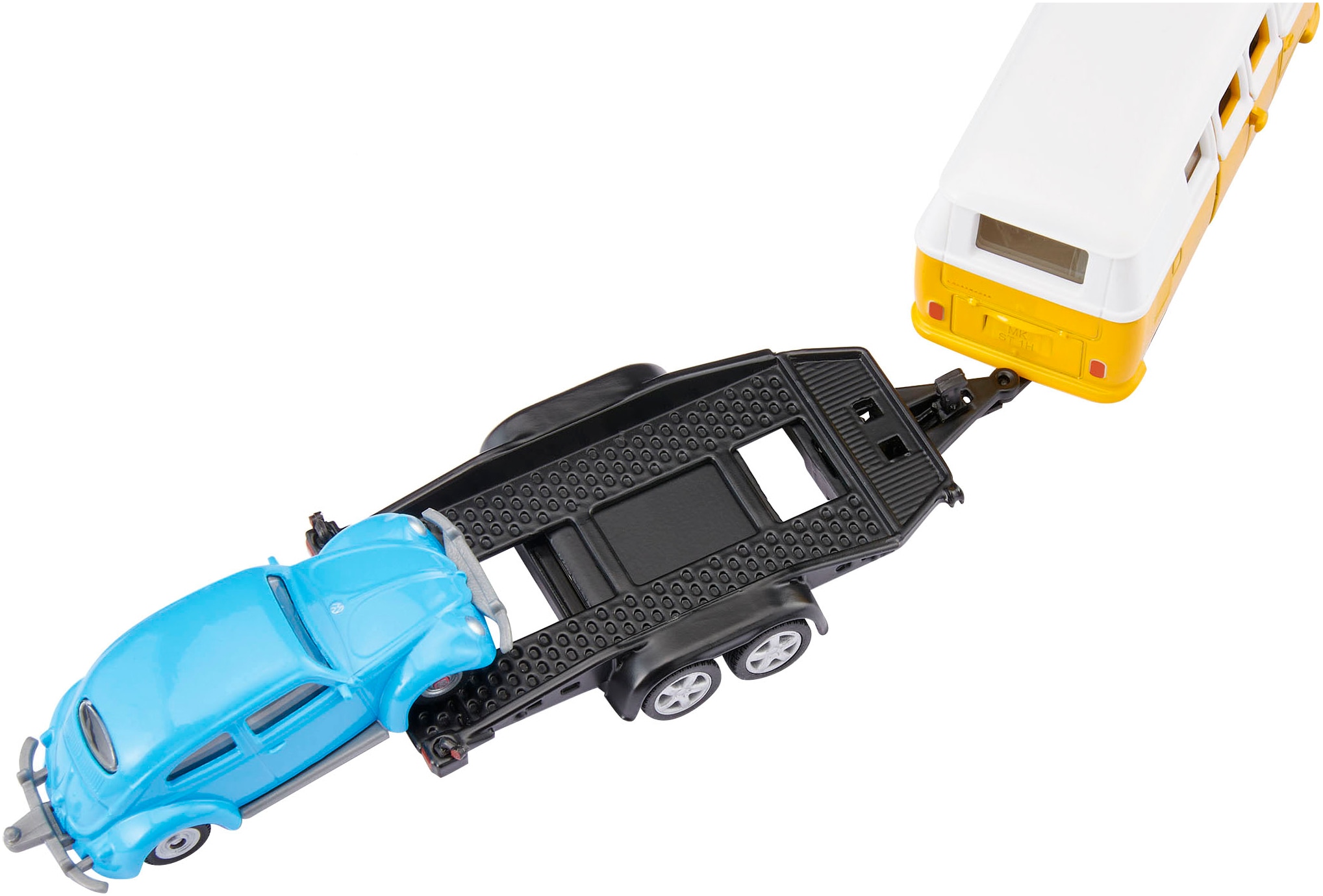 Siku Spielzeug-Bus »Siku Super, VW T1 mit Anhänger und VW Käfer (2567)«