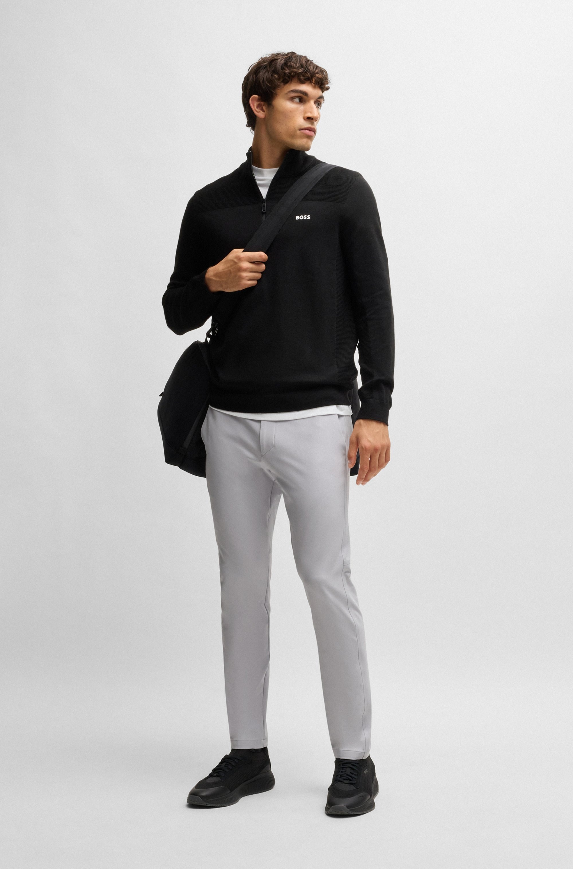 BOSS GREEN Stretch-Hose »T Commuter-Slim«, in schmaler Passform