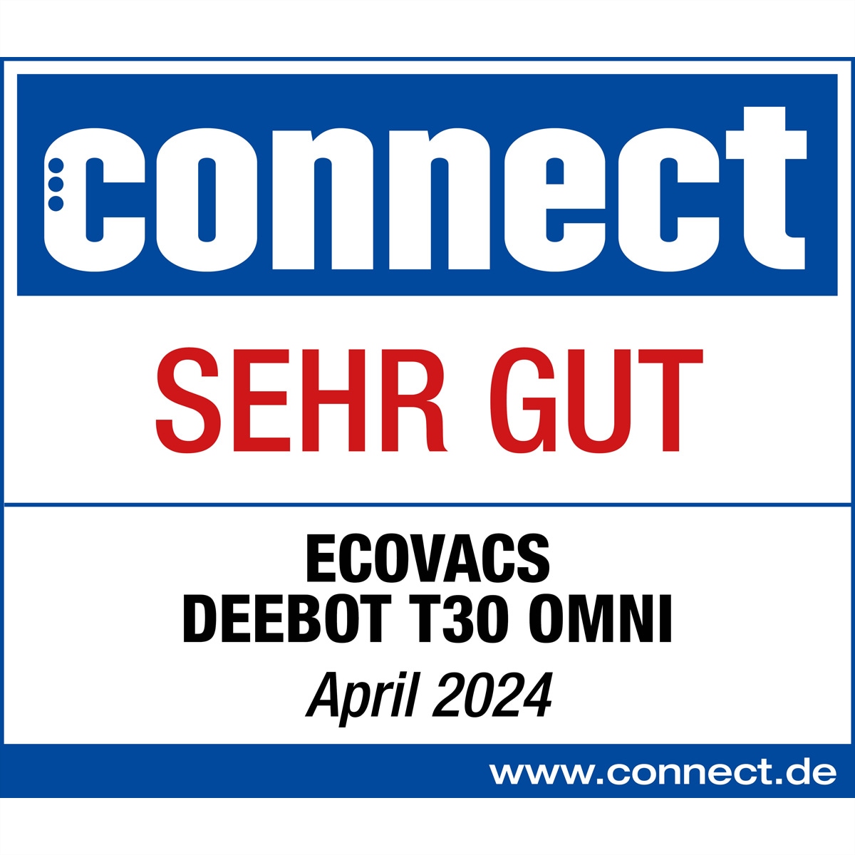 ECOVACS Saugroboter »Ecovacs Saugwischroboter T30 OMNI, Deebot, schwarz«