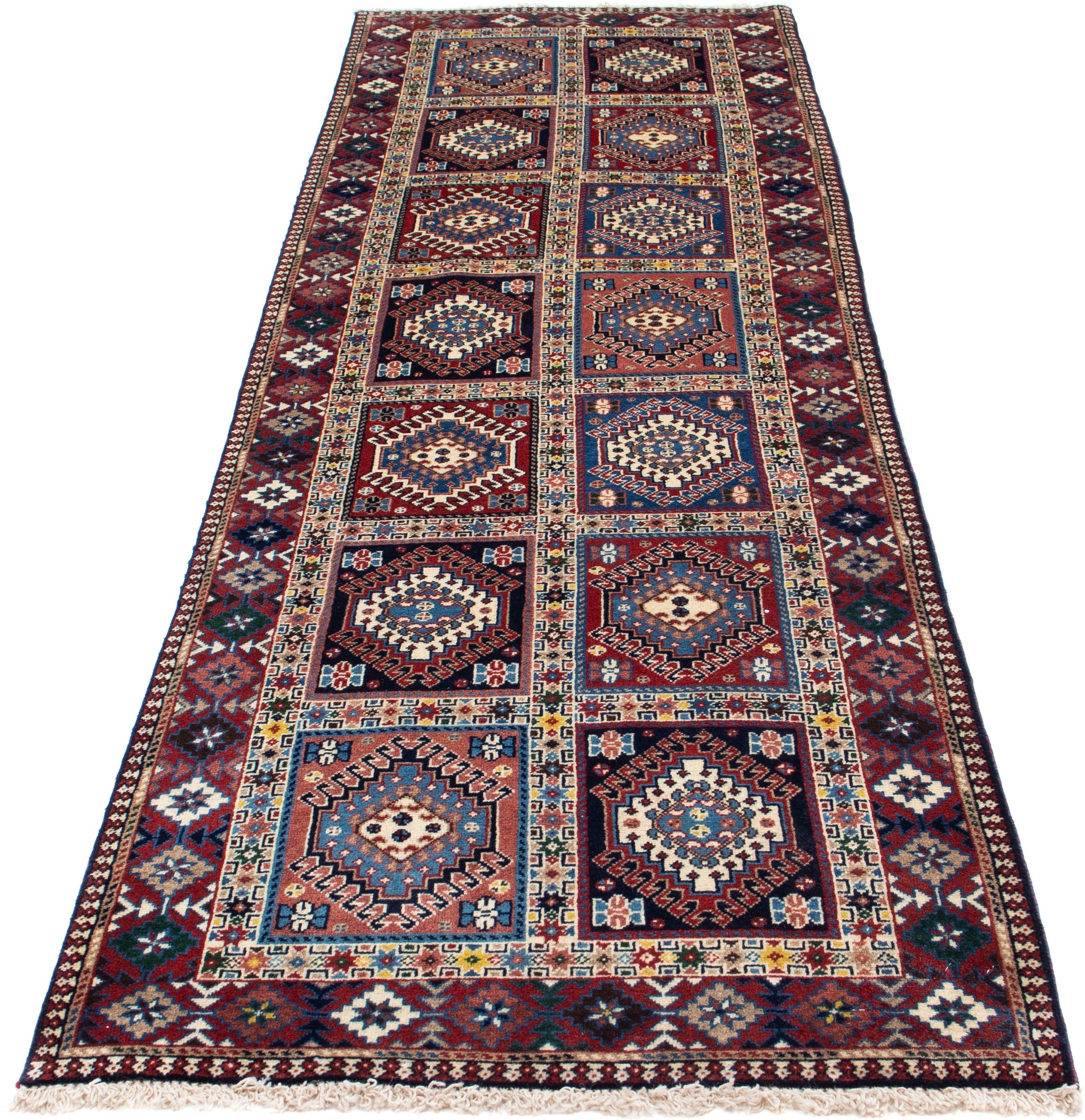 Image of morgenland Orientteppich »Perser - Nomadic - 283 x 80 cm - mehrfarbig«, rechteckig, 10 mm Höhe, Wohnzimmer, Handgeknüpft, Einzelstück mit Zertifikat bei Ackermann Versand Schweiz