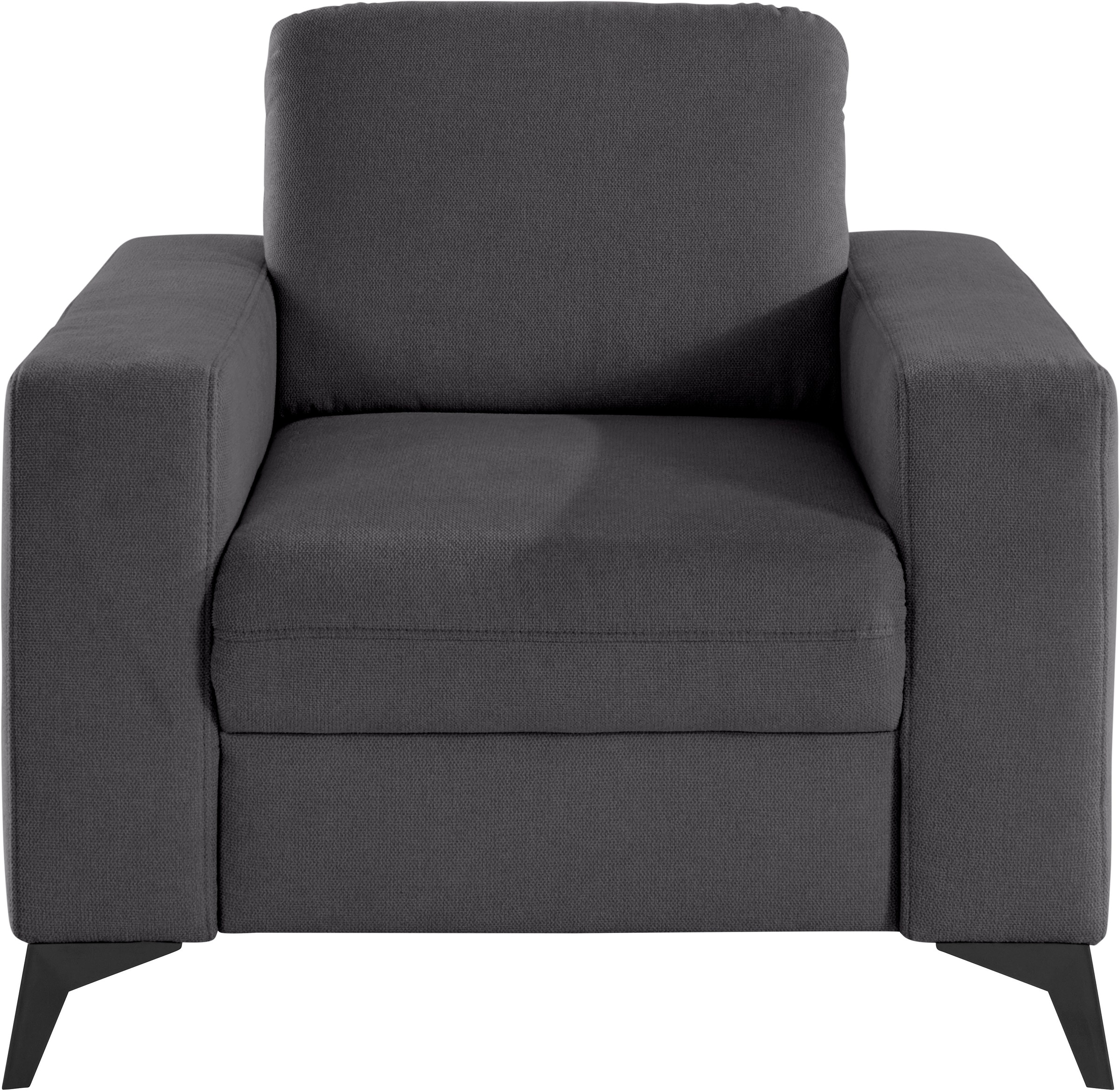 Image of Places of Style Sessel »Lolland«, mit Federkern, passend zur Serie "Lolland", wahlweise auch mit feucht abwischbarem Bezug bei Ackermann Versand Schweiz