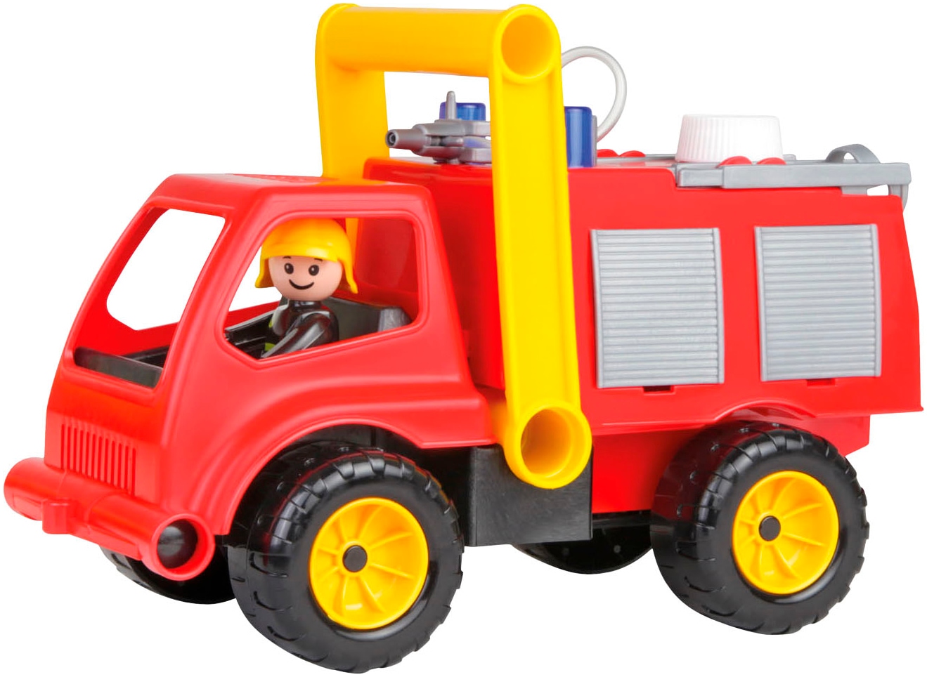 Image of Lena Spielzeug-Feuerwehr "Aktive" inklusive Spielfigur; Made in Europe