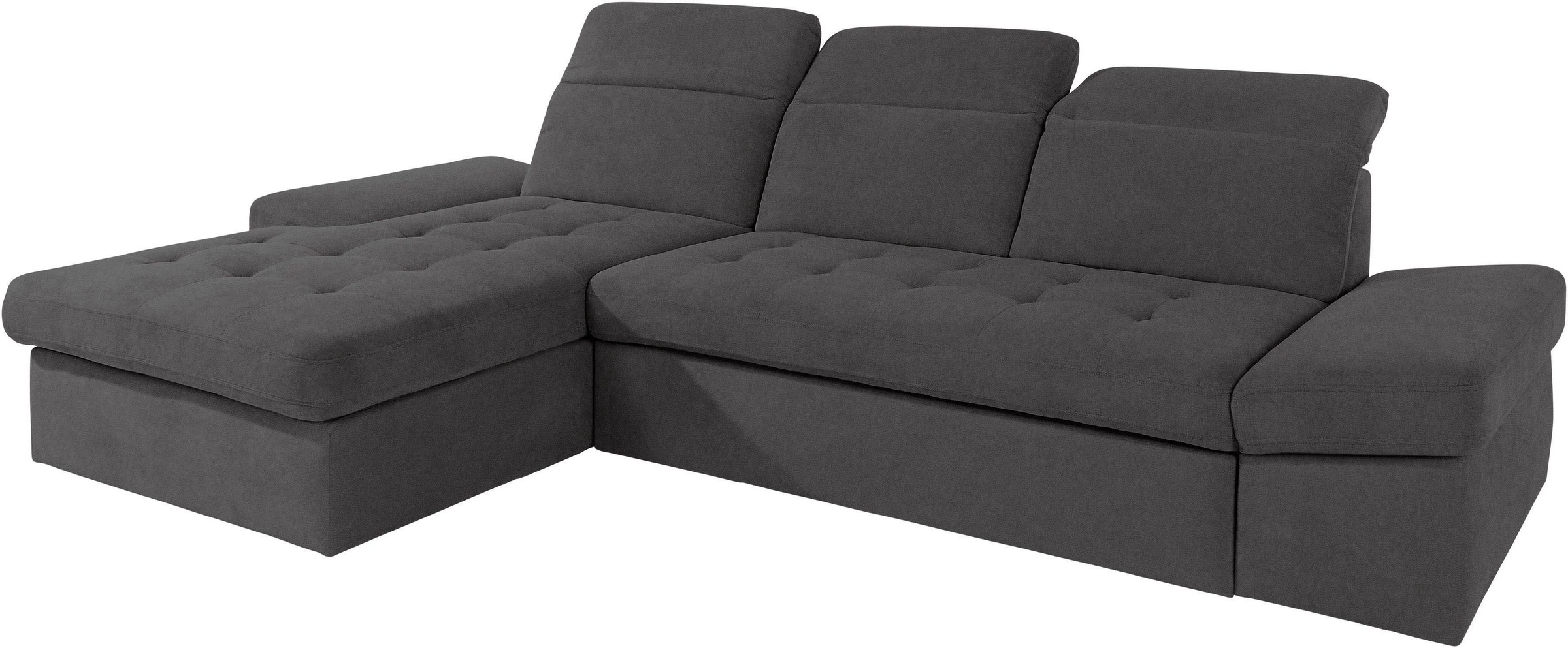 sit&more Ecksofa »Stardust L-Form«, wahlweise mit Bettfunktion und Bettkasten