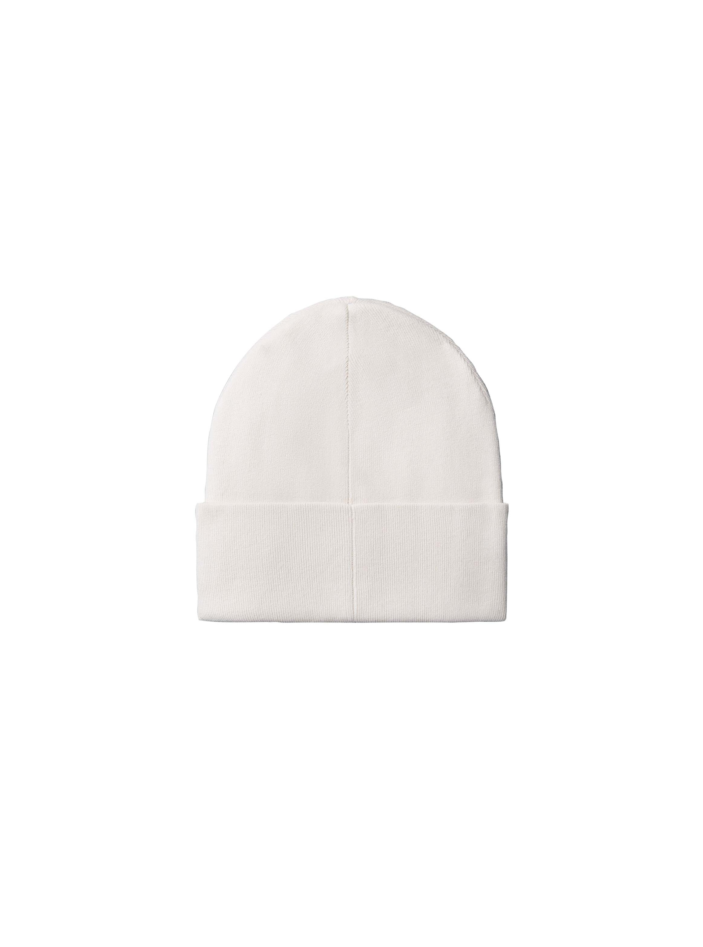 Calvin Klein Bonnet »CK FINE RIB BEANIE« coupe régulière avec logo de la marque