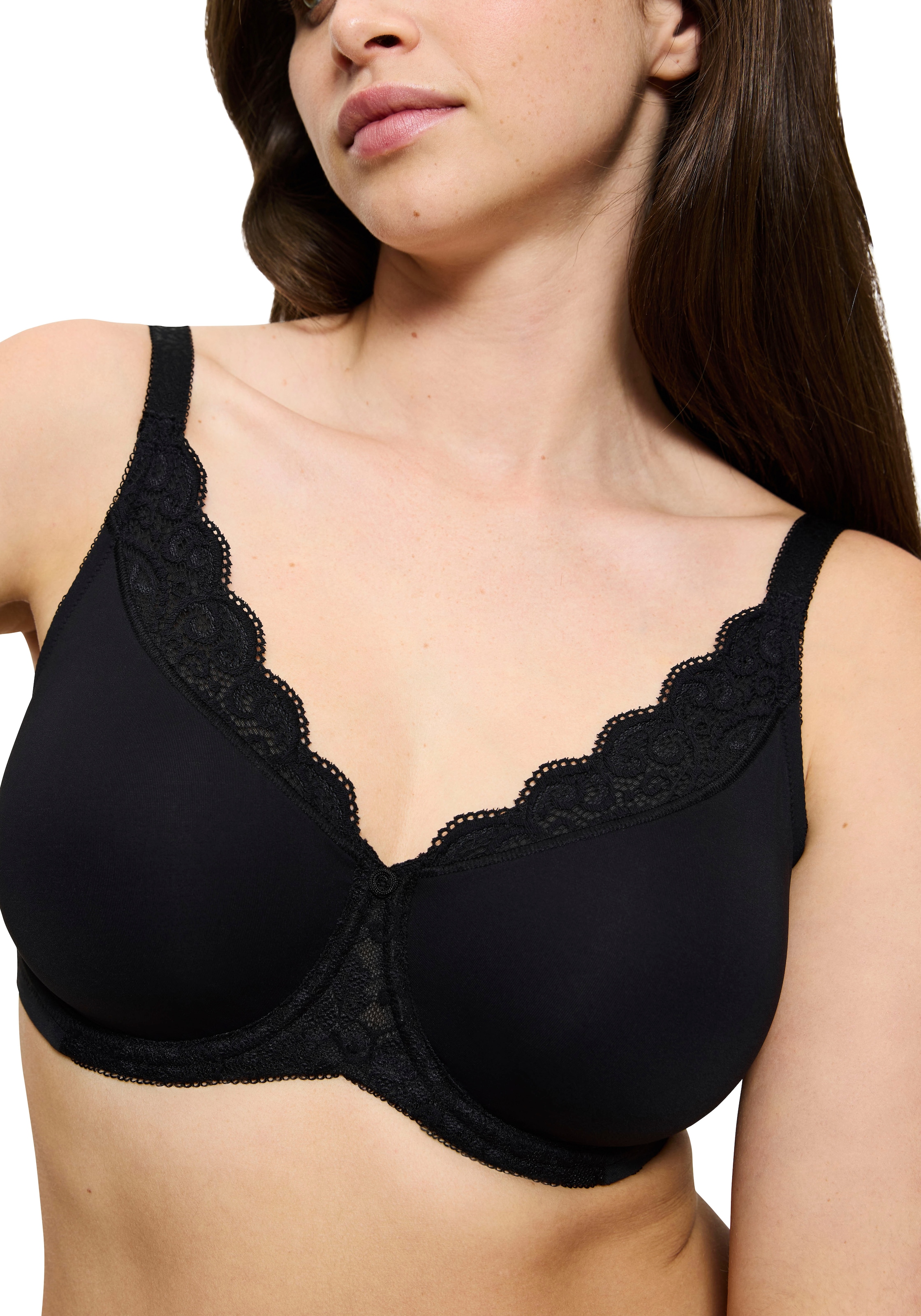 Triumph Minimizer-BH »Amourette W01«, verkleinert die Brust optisch, Spitzenakzente