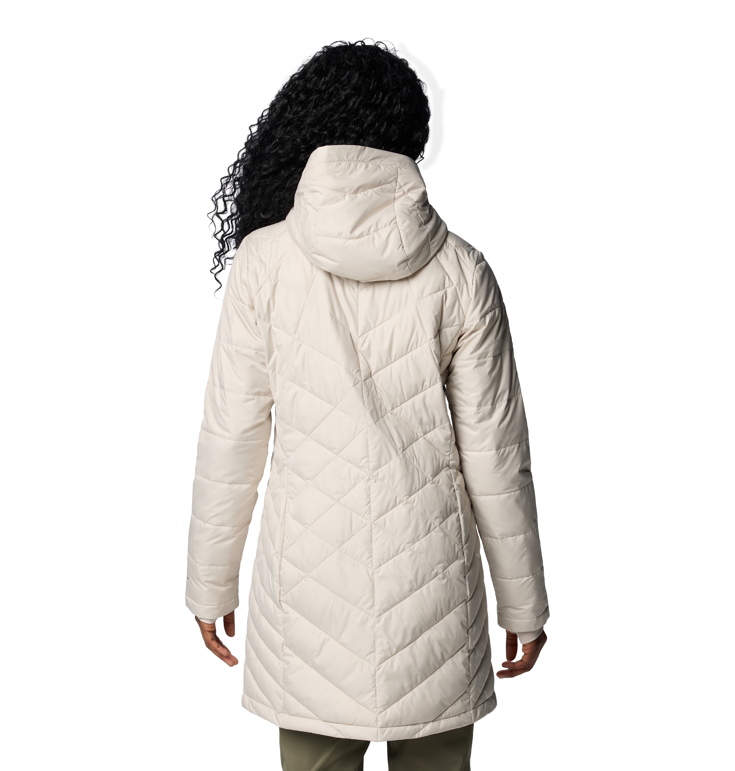 Columbia Steppmantel »HEAVENLY LONG HOODED JACKET«, (1 tlg.)