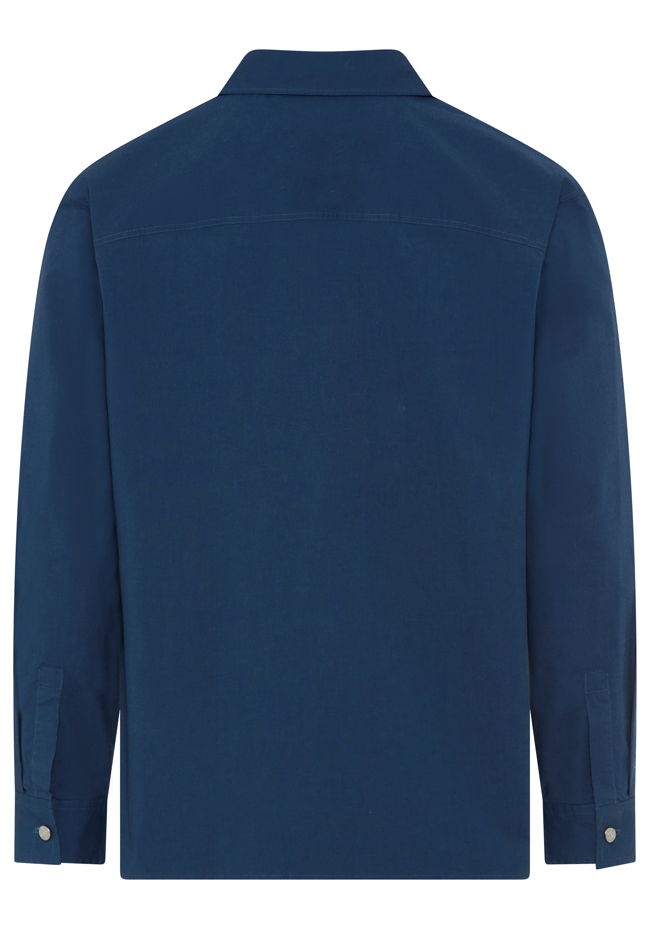Calvin Klein Jeans Outdoorhemd bequeme Passform, Hemdkragen, Markenlabel