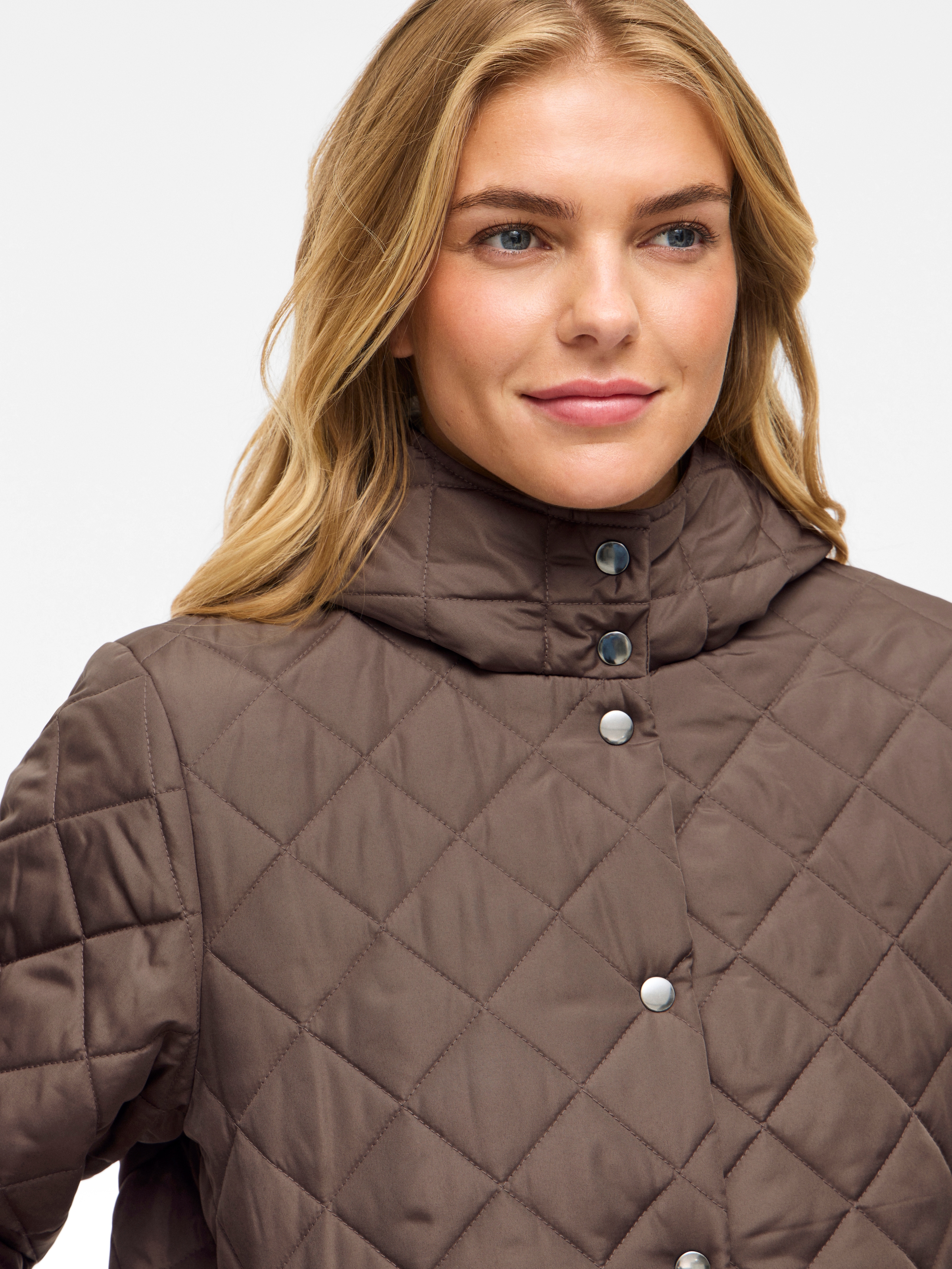 Vila Steppjacke »VITATE L/S HOODED JACKET - NOOS«, mit Kapuze