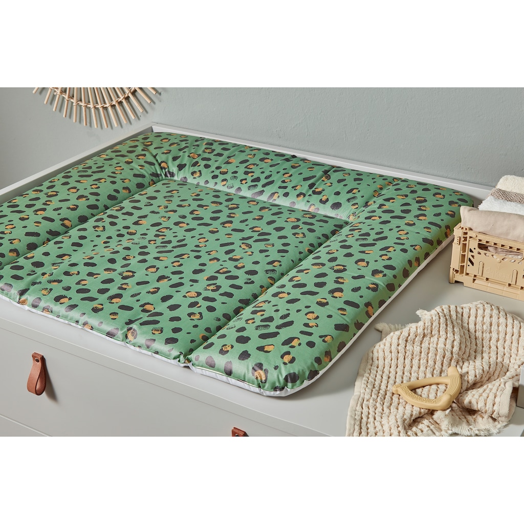 Rotho Babydesign Wickelauflage »Leopard«, (Set, 2 tlg.)