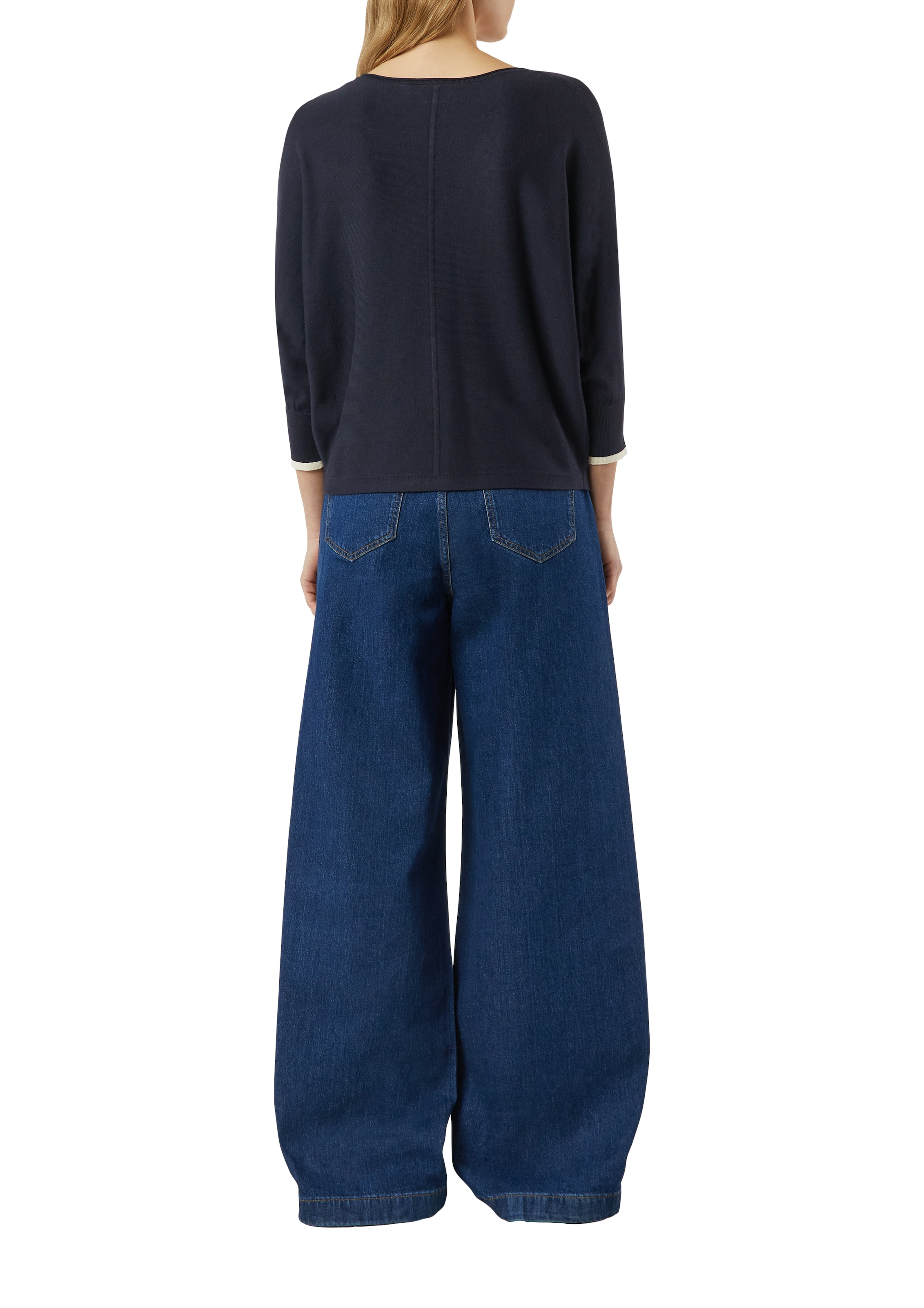 Comma Pull en tricot mit V-Ausschnitt