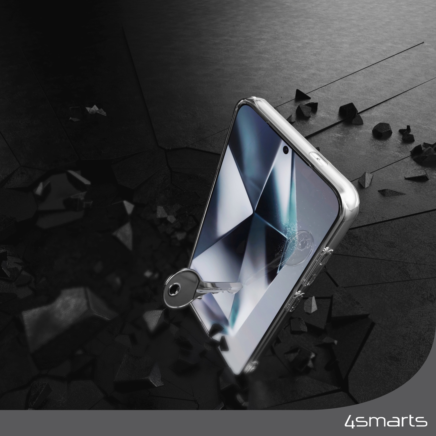 4smarts Handyhülle »360° Protection Set für Samsung Galaxy S24«, Rundumschutz, Backcover, Displayschutz, stossfest, passgenau