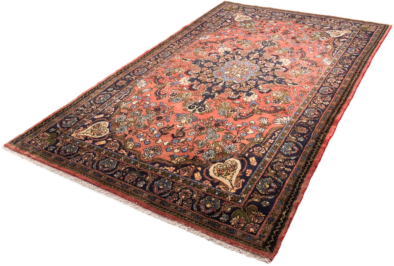 Image of morgenland Orientteppich »Perser - Nomadic - 255 x 154 cm - hellrot«, rechteckig, 10 mm Höhe, Wohnzimmer, Handgeknüpft, Einzelstück mit Zertifikat bei Ackermann Versand Schweiz