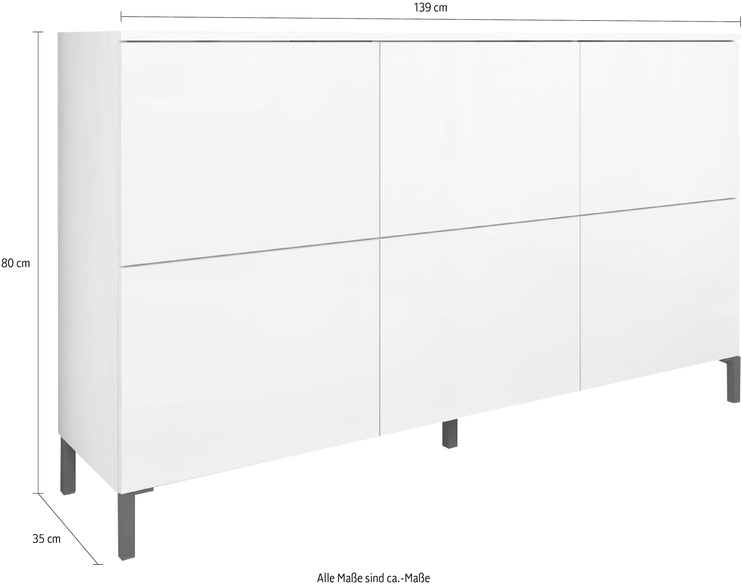 borchardt Möbel Kommode »Haama« Breite 139 cm