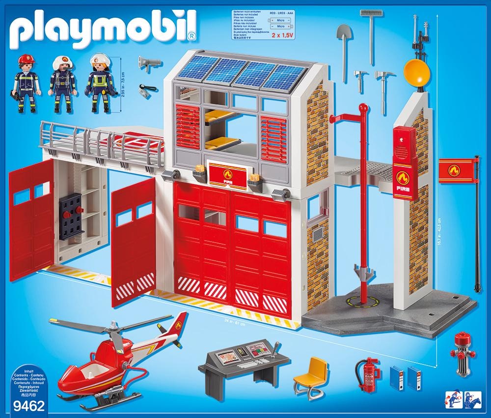 Playmobil® Konstruktions-Spielset »Grosse Feuerwache (9462), My Action Heroes«, Made in Germany