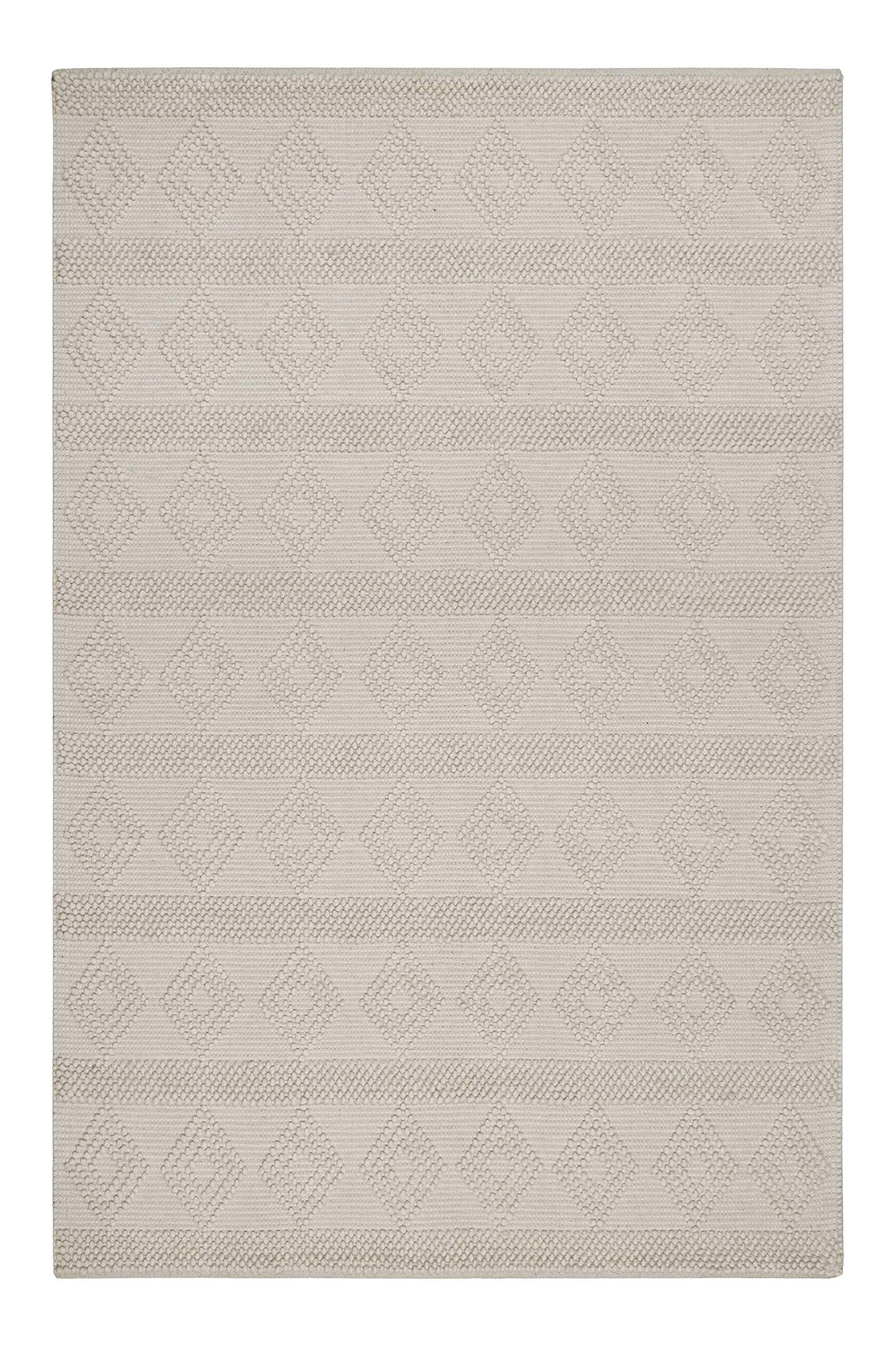Image of Esprit Teppich "Emmy" rechteckig 8 mm Höhe Wollteppich, handgewebt, kurzflor, natürlich, geometrisch