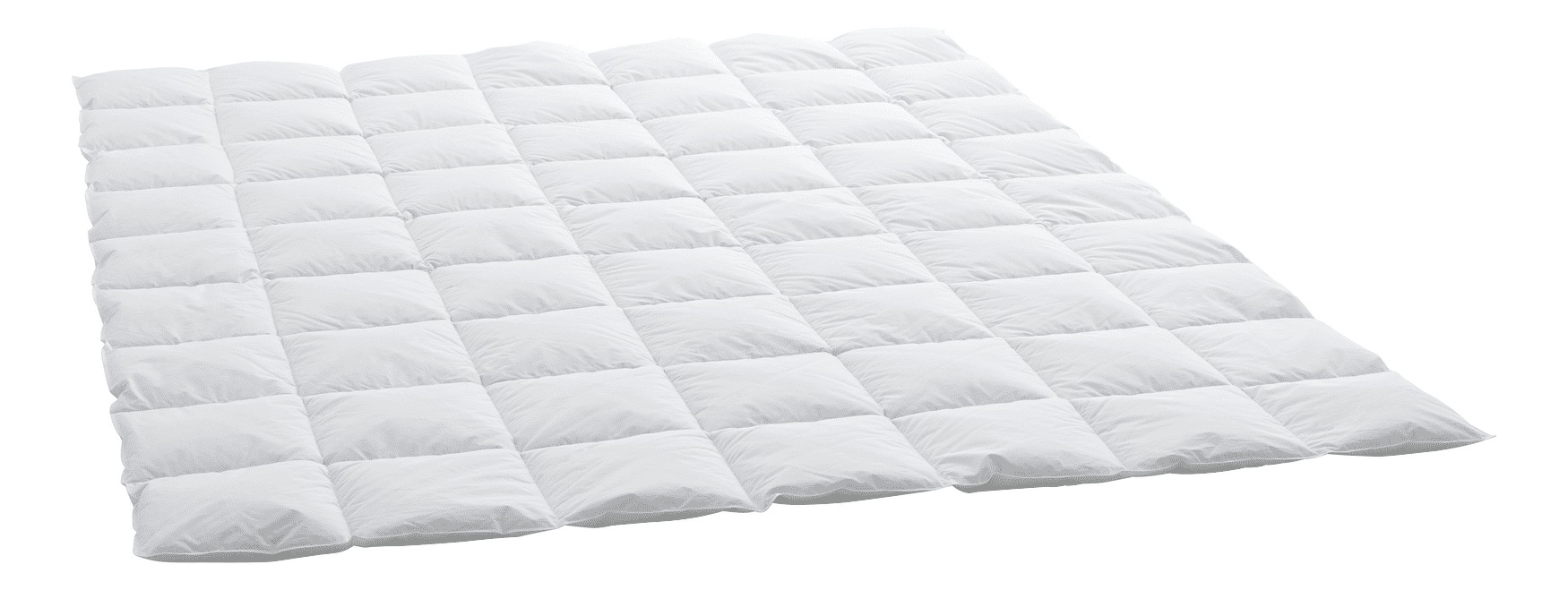 Image of Swiss Dream by billerbeck Daunenbettdecke »Basic 90«, leicht, Füllung 90% neue europäische Entendaunen, weiss, 10% Federchen Klasse I (Euro-Norm), Kein Lebendrupf!, Bezug 100% Baumwolle, soft-touch-finish™. hydrophil und atmungsaktiv, (1 St.) bei Ackerman