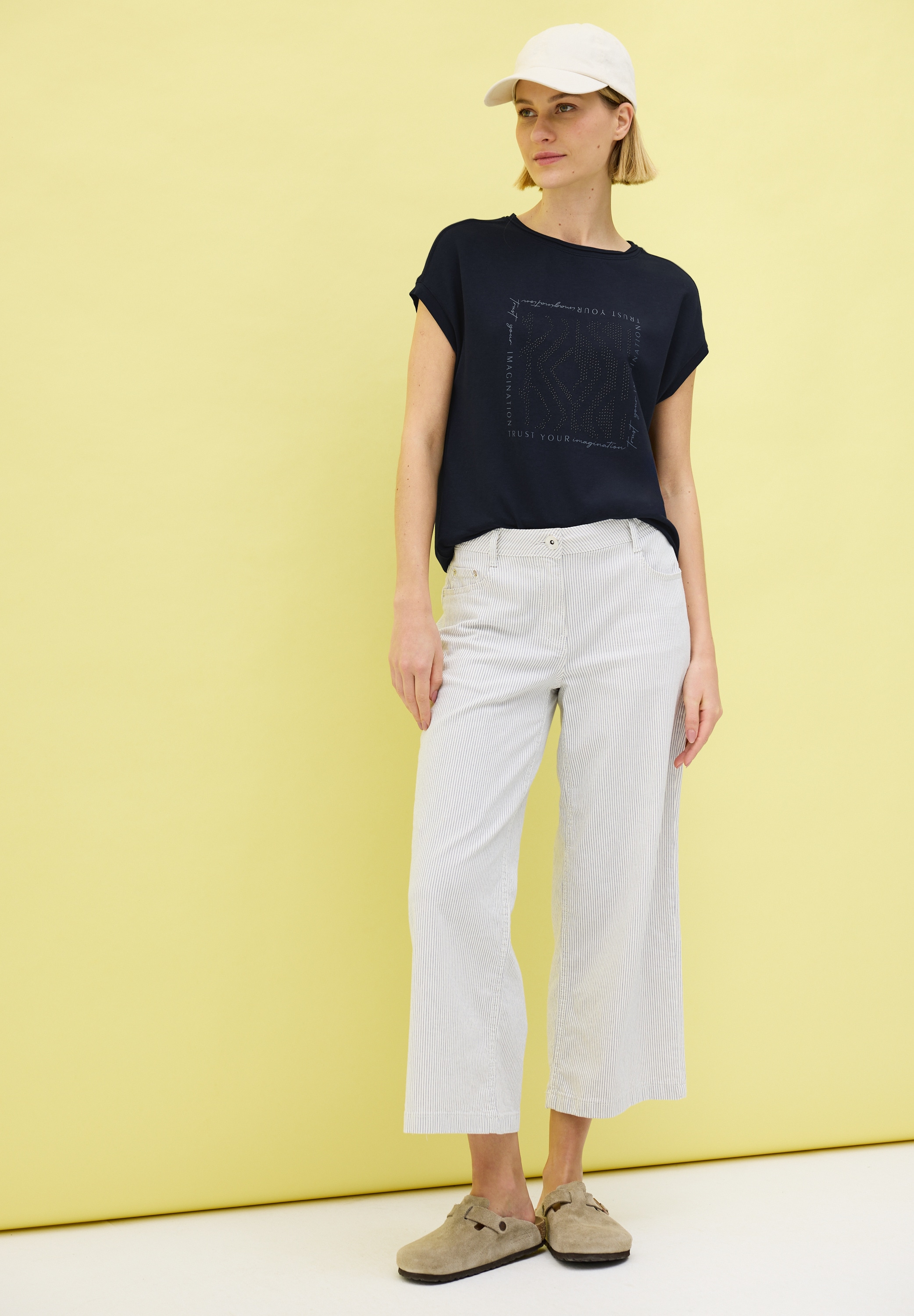 Cecil T-Shirt, mit Glitzer Print