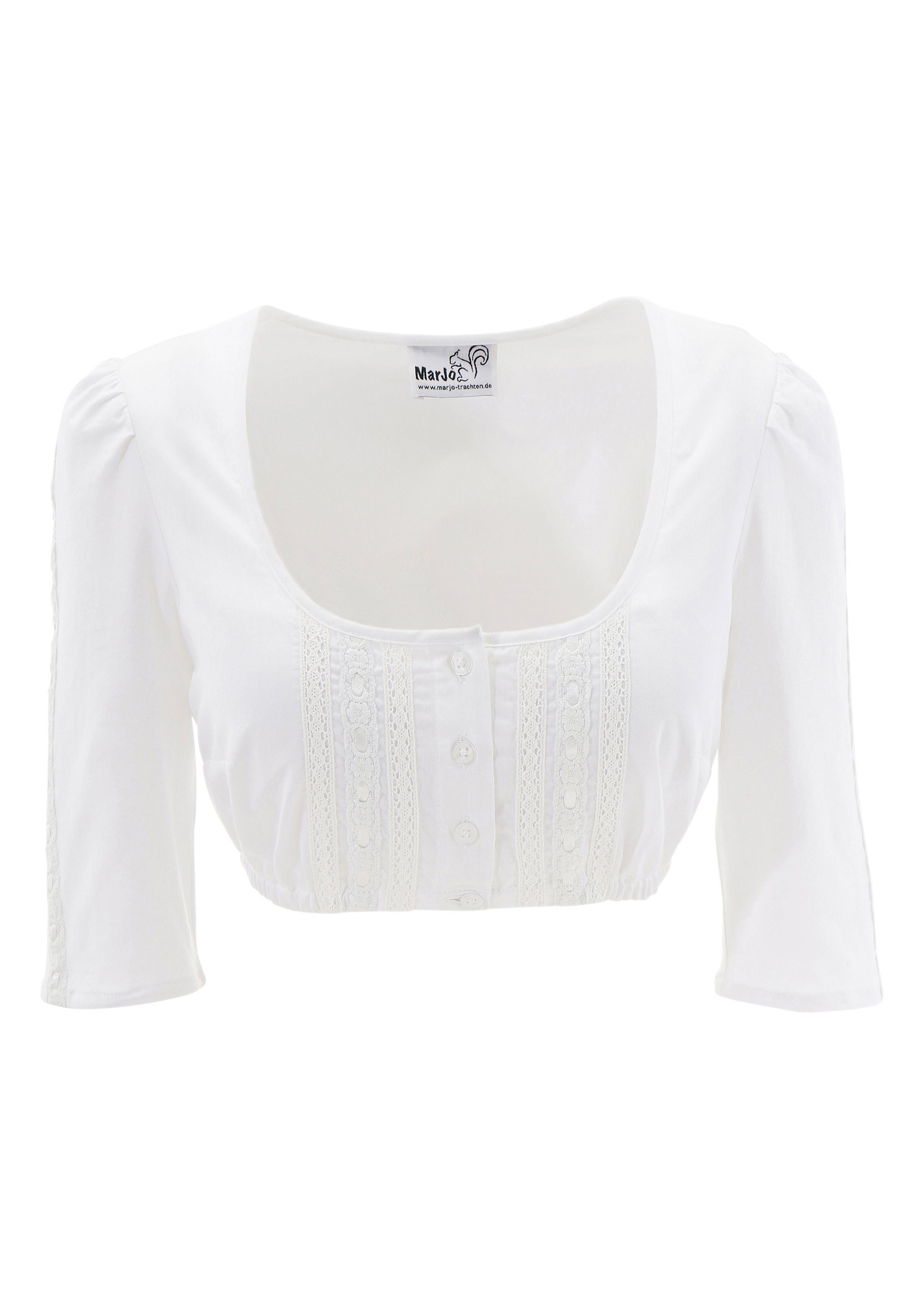 MarJo Dirndlbluse, Damen, mit Bortenbesatz kaufen