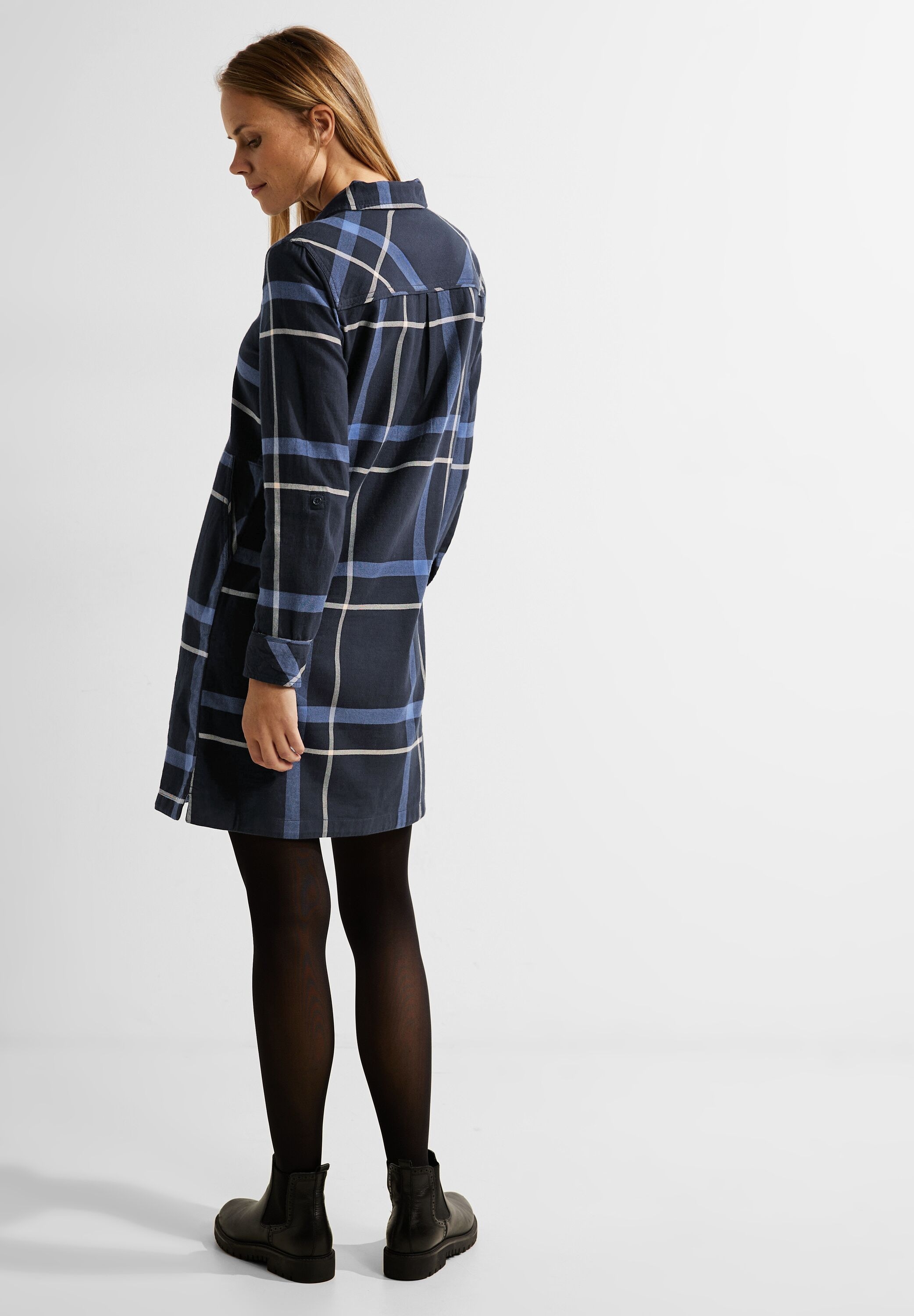 ♕ Cecil Blusenkleid »Flannel Check versandkostenfrei kaufen Dress«