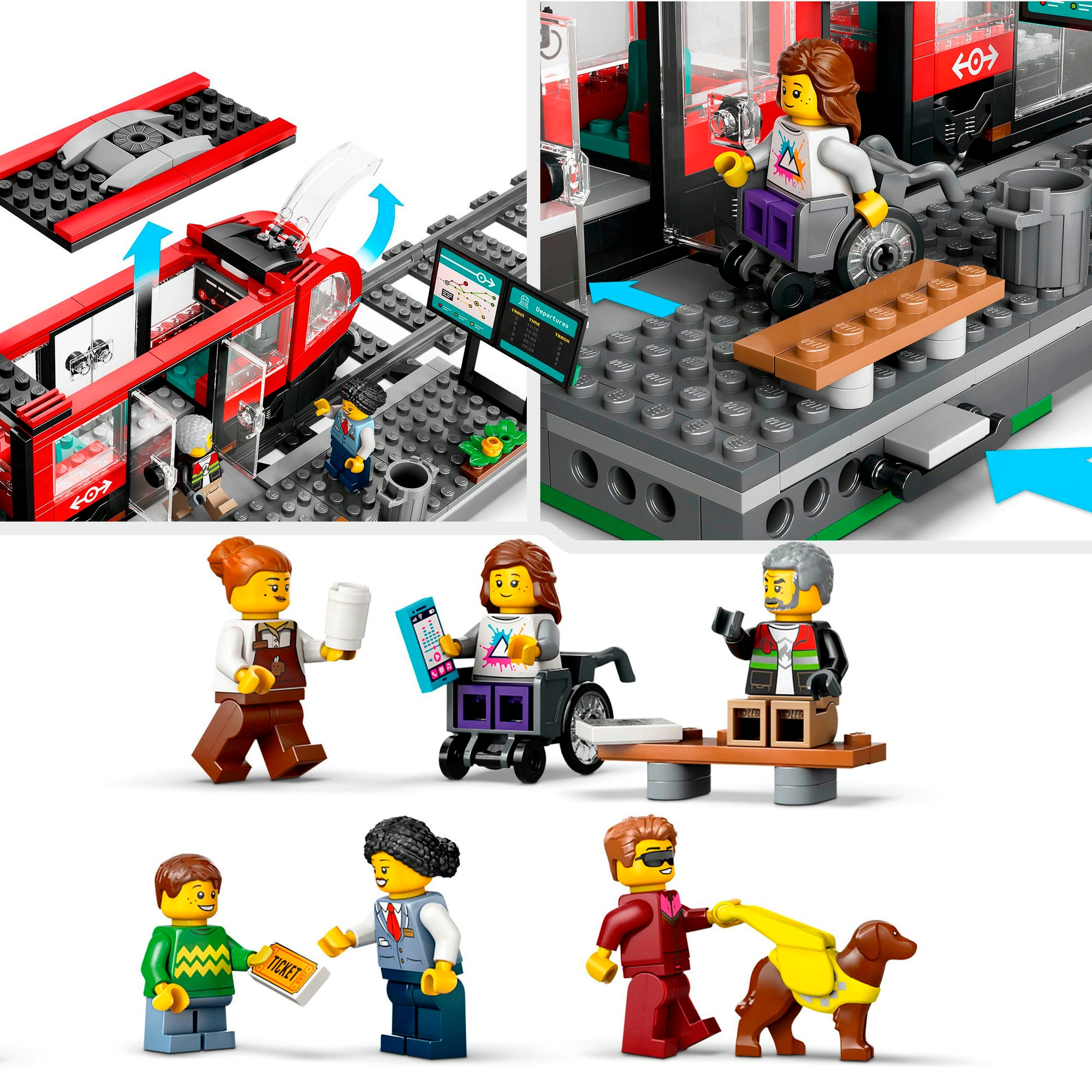 LEGO® Pions de construction »Strassenbahn mit Haltestelle (60423), LEGO LEGO City« Made in Europe