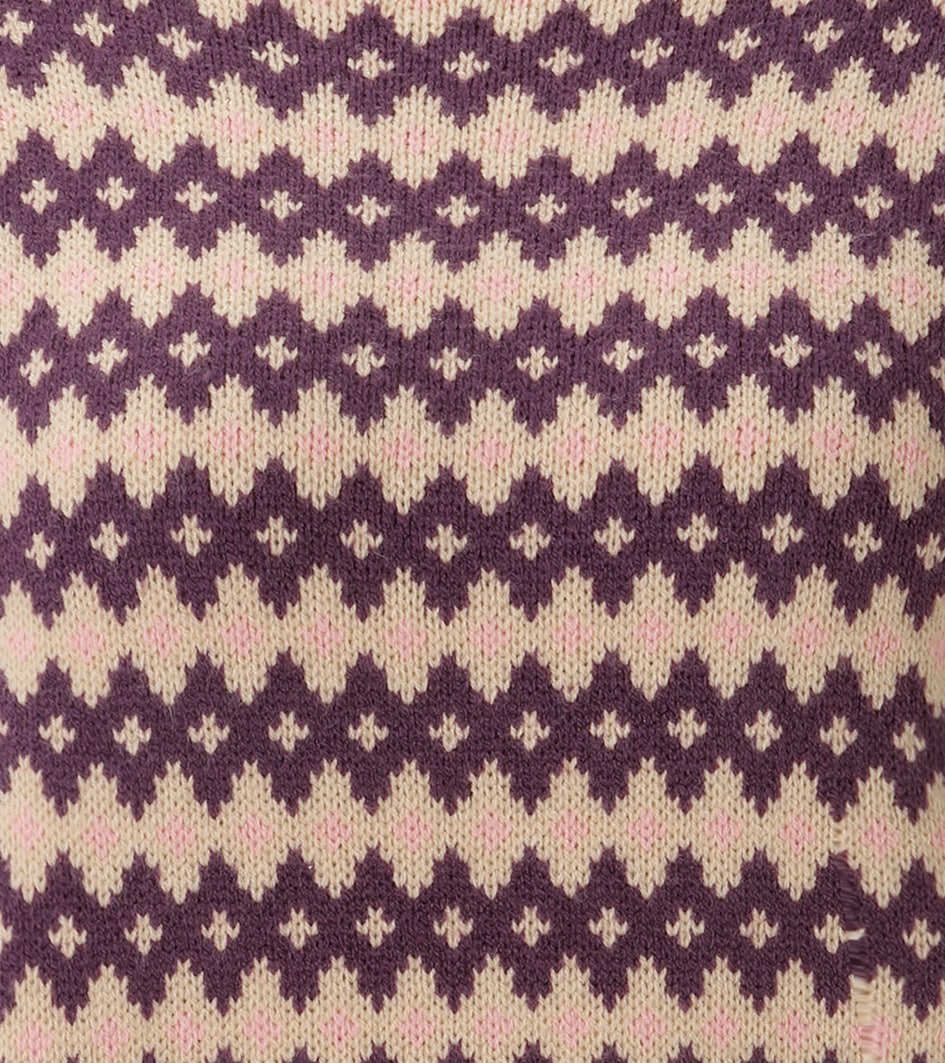 Aniston CASUAL Pull en tricot avec motif de losanges aux couleurs harmonieuses - NOUVELLE COLLECTION