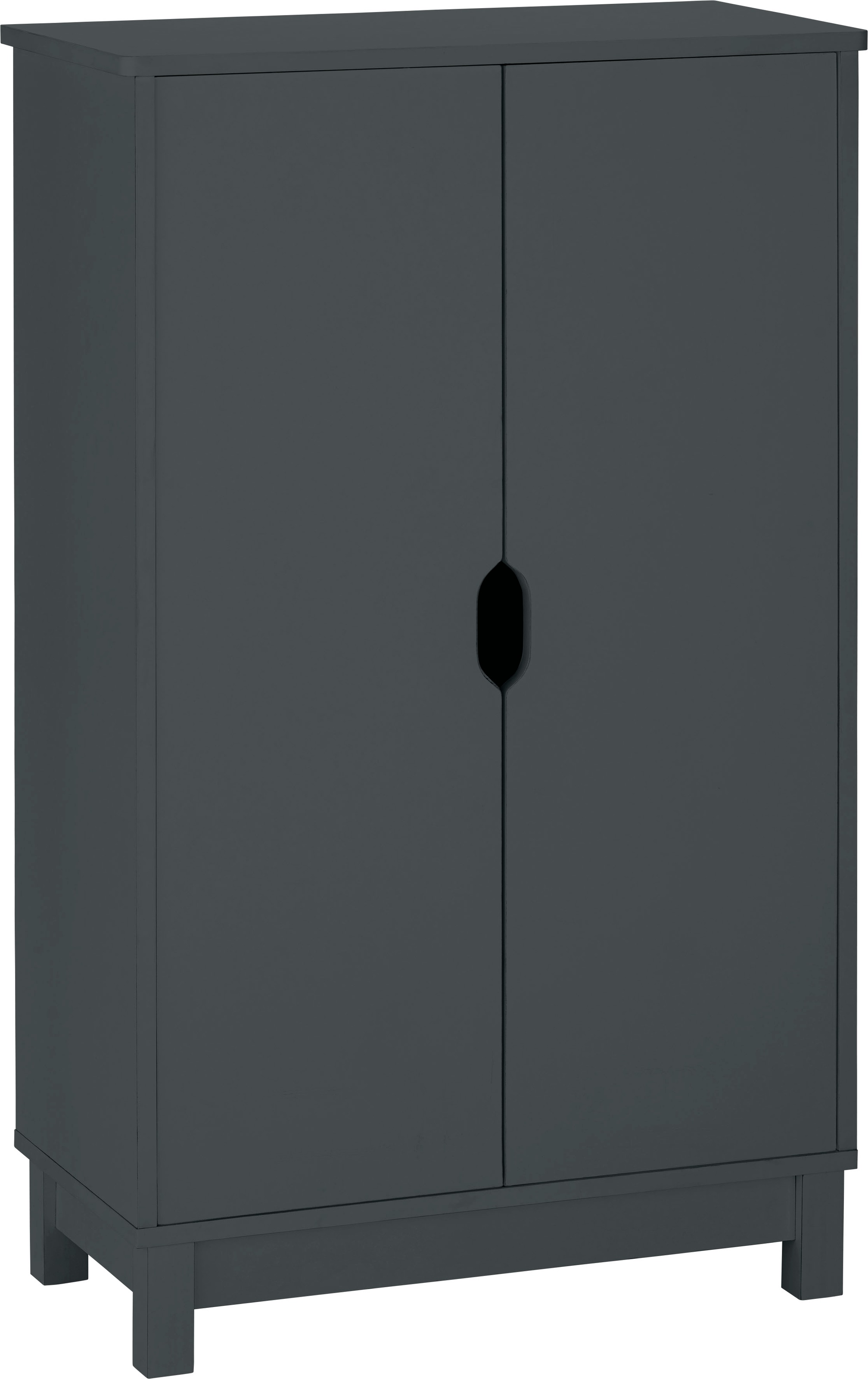 Image of my home Unterschrank »Posta«, mit 2 verstellbaren Einlegeböden hinter den Türen, eingefrästen Griffmulden, Breite 60 cm, Höhe 100 cm bei Ackermann Versand Schweiz