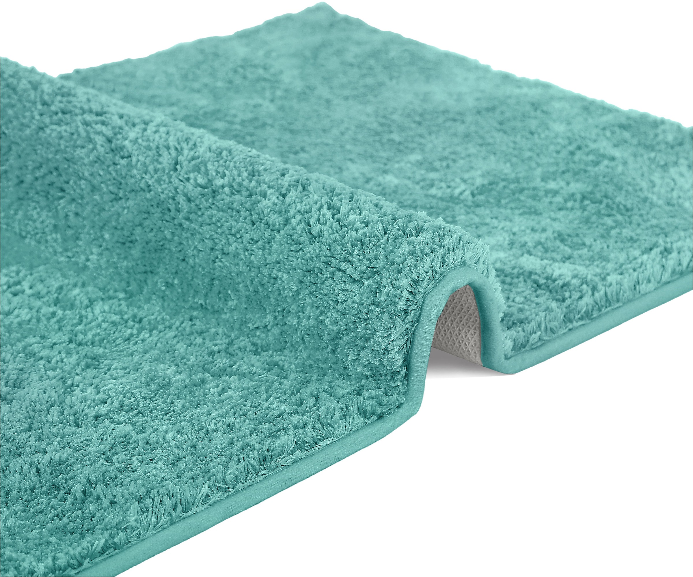 my home Badematte »Juna, Badteppich«, rutschhemmend beschichtet, fussbodenheizungsgeeignet-strapazierfähig, besonders weich, Badematten, unifarben