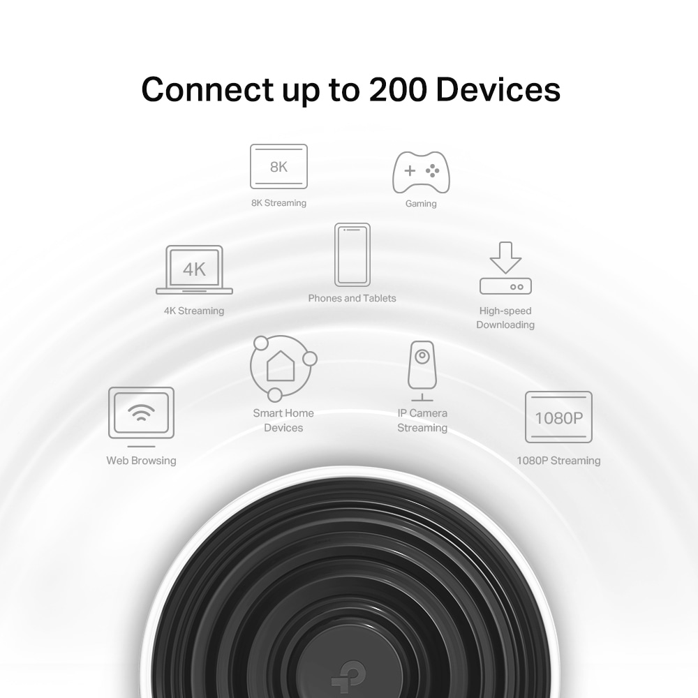 TP-Link Reichweitenverstärker »Deco XE75 (3er Pack) AX5400 Wifi 6E Home Mesh«