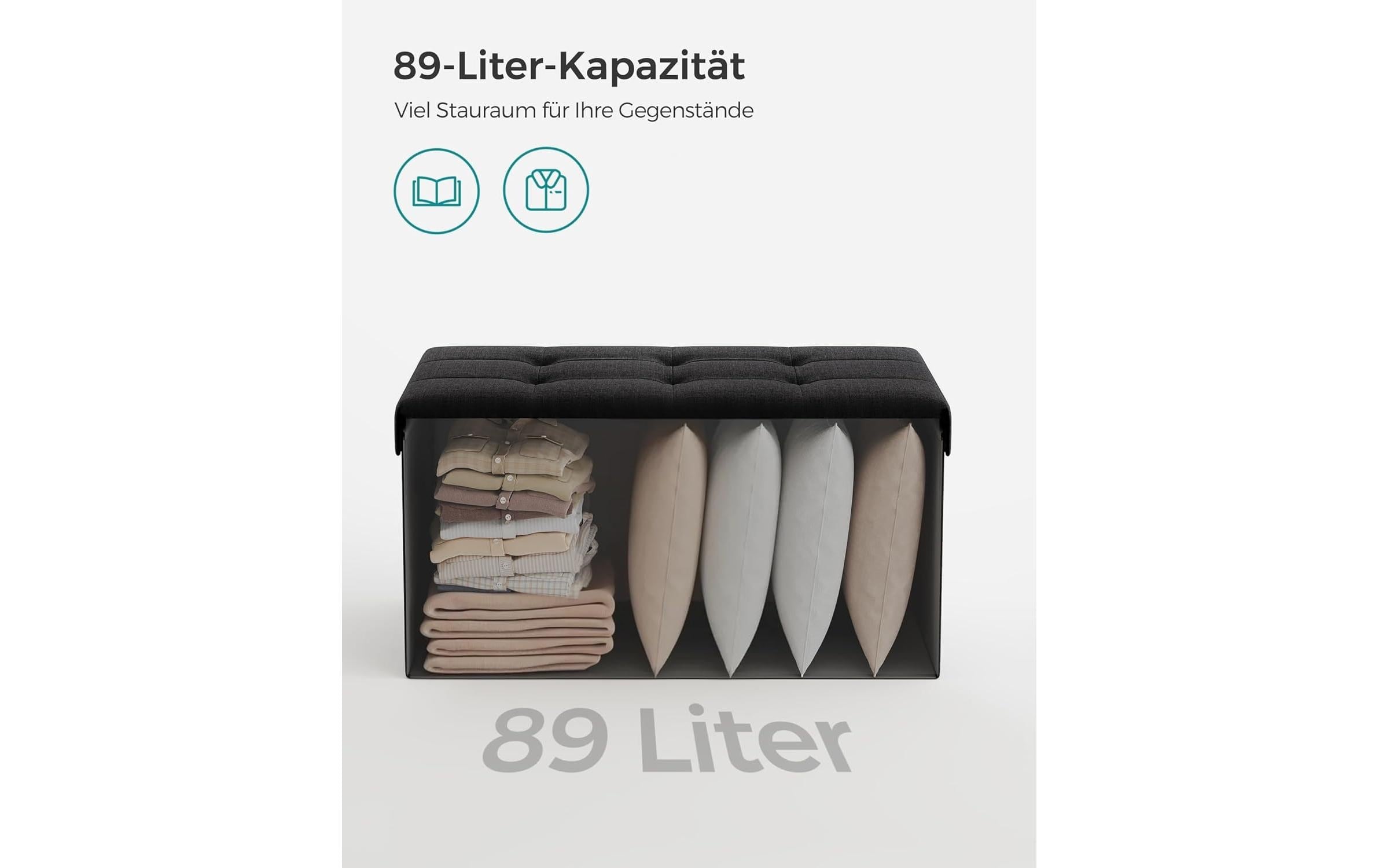 SONGMICS Sitztruhe »mit Stauraum«
