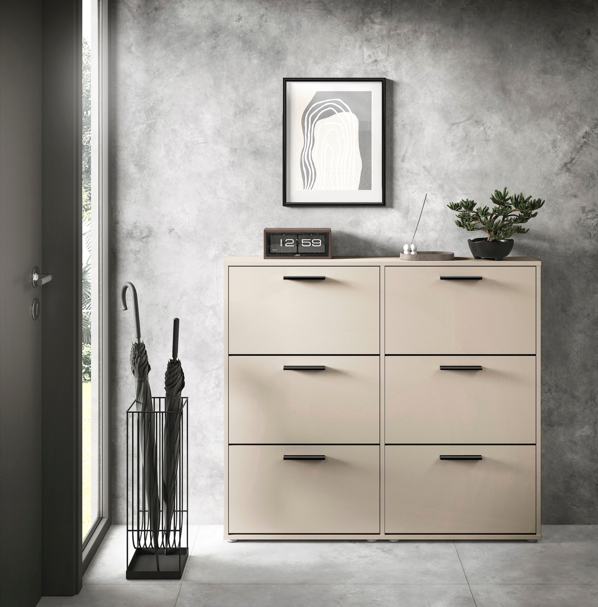 HBZ Schuhkipper »Sam Schuhkipper, Schuhschrank BxHxT 116x103x17 cm« 1 Stk. tlg. Breite 116cm, FSC-Mix Credit