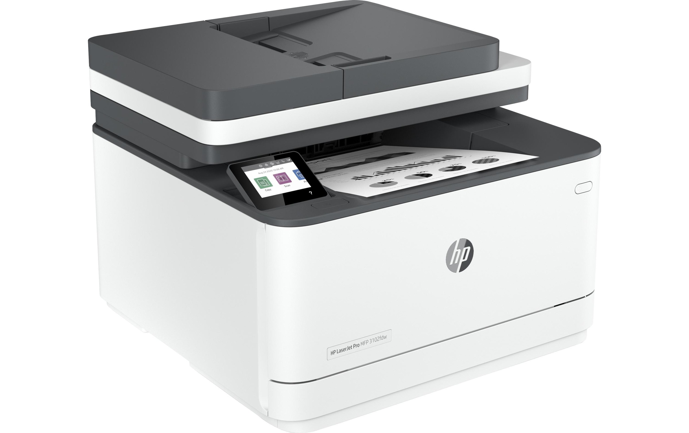 HP Multifunktionsdrucker »LaserJet Pro MFP 3102fdw«