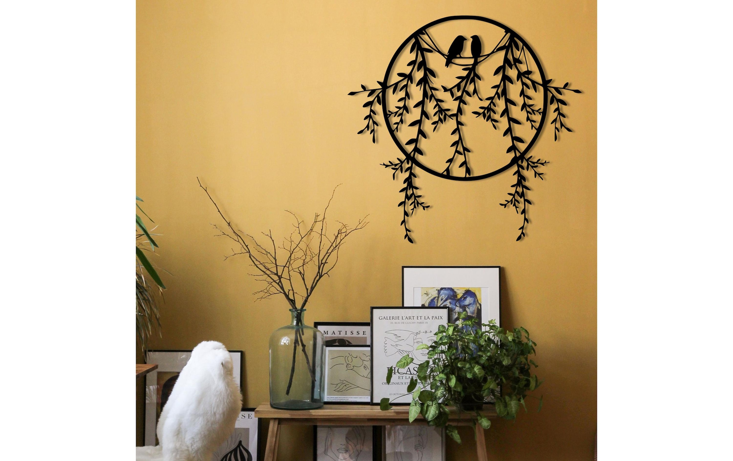 Wanddekoobjekt »Wallxpert Birds Ø 44 cm«