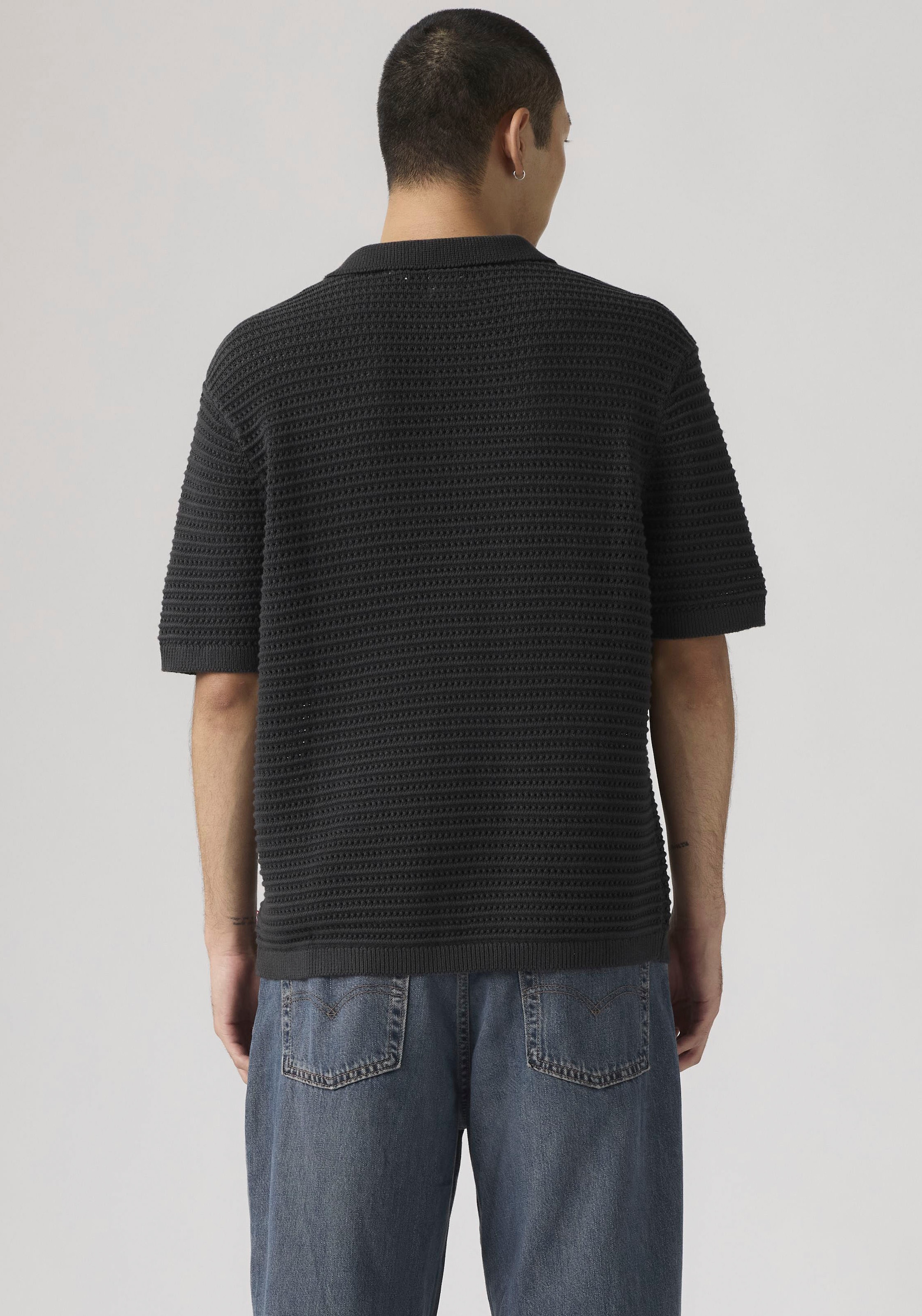 Levi's® Polokragenpullover »LAGUNA SWEATER POLO« mit Strickmuster