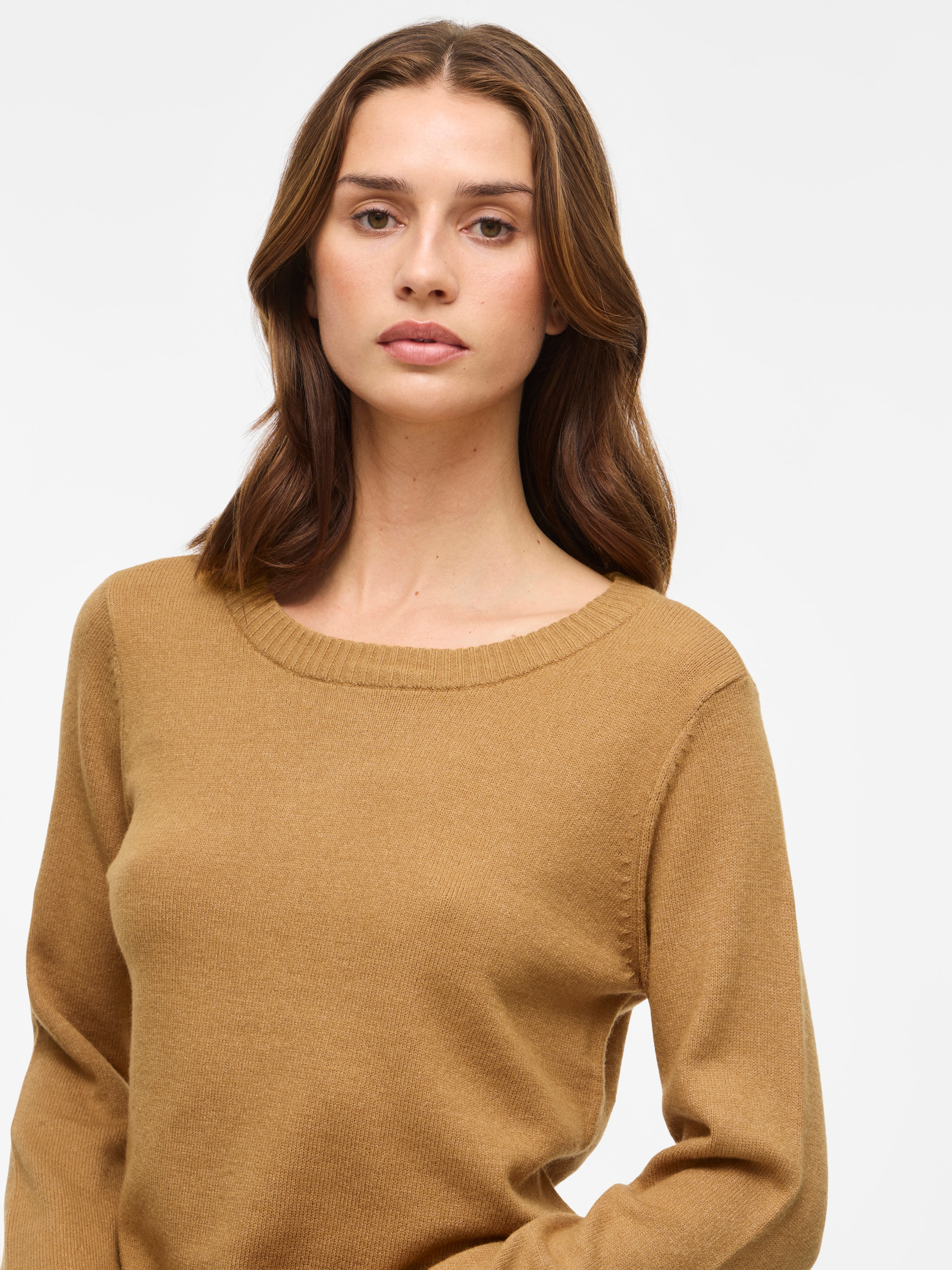 Vila Rundhalspullover »VIRIL O-NECK L/S KNIT TOP - NOOS«