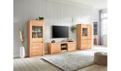 Home affaire Wohnwand »Burani«, (Set, 3 St.), teilmassives Holz kaufen