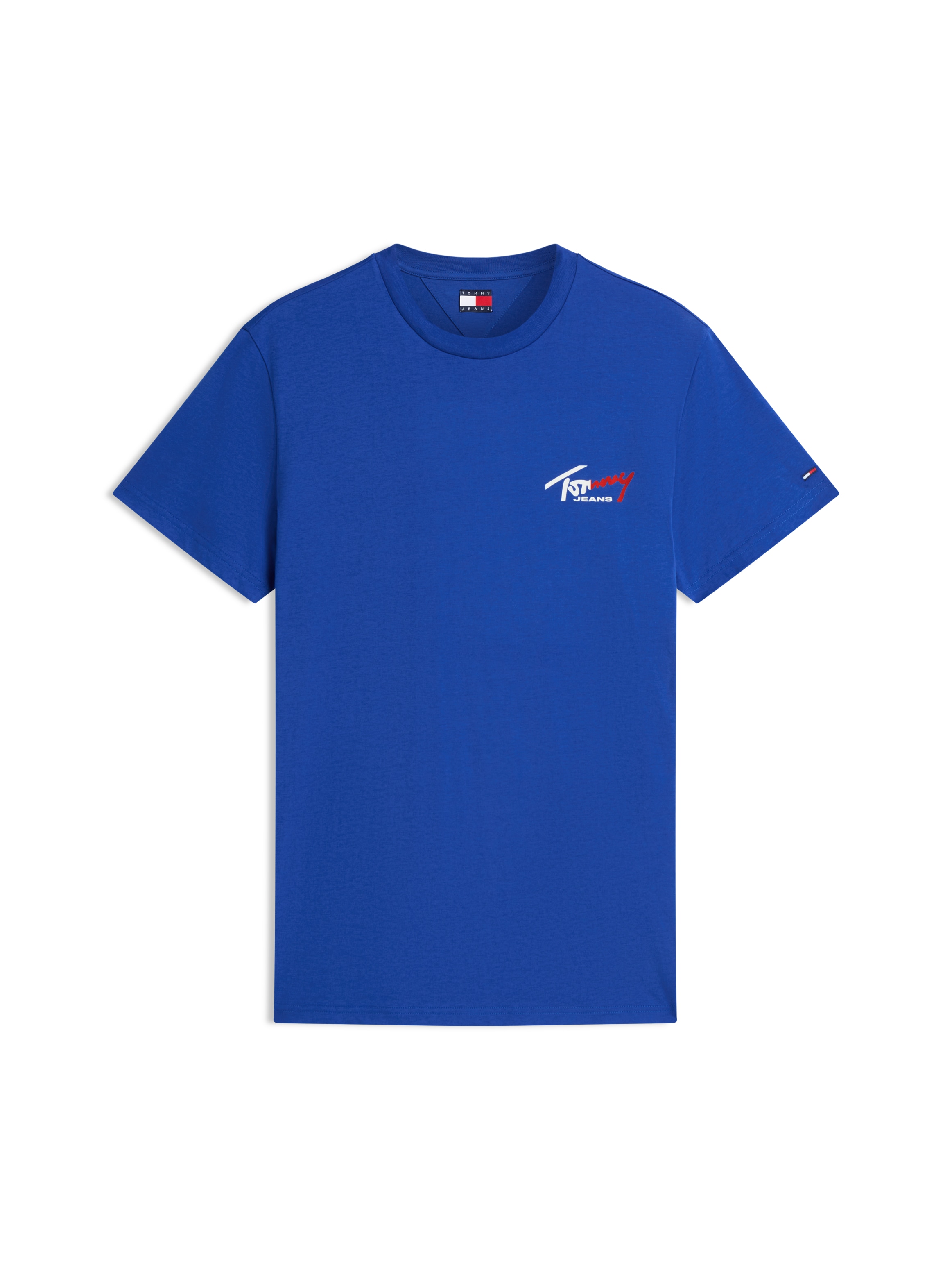Tommy Jeans T-Shirt »TJM SLIM FIT SIGN CHEST« mit Markenprint