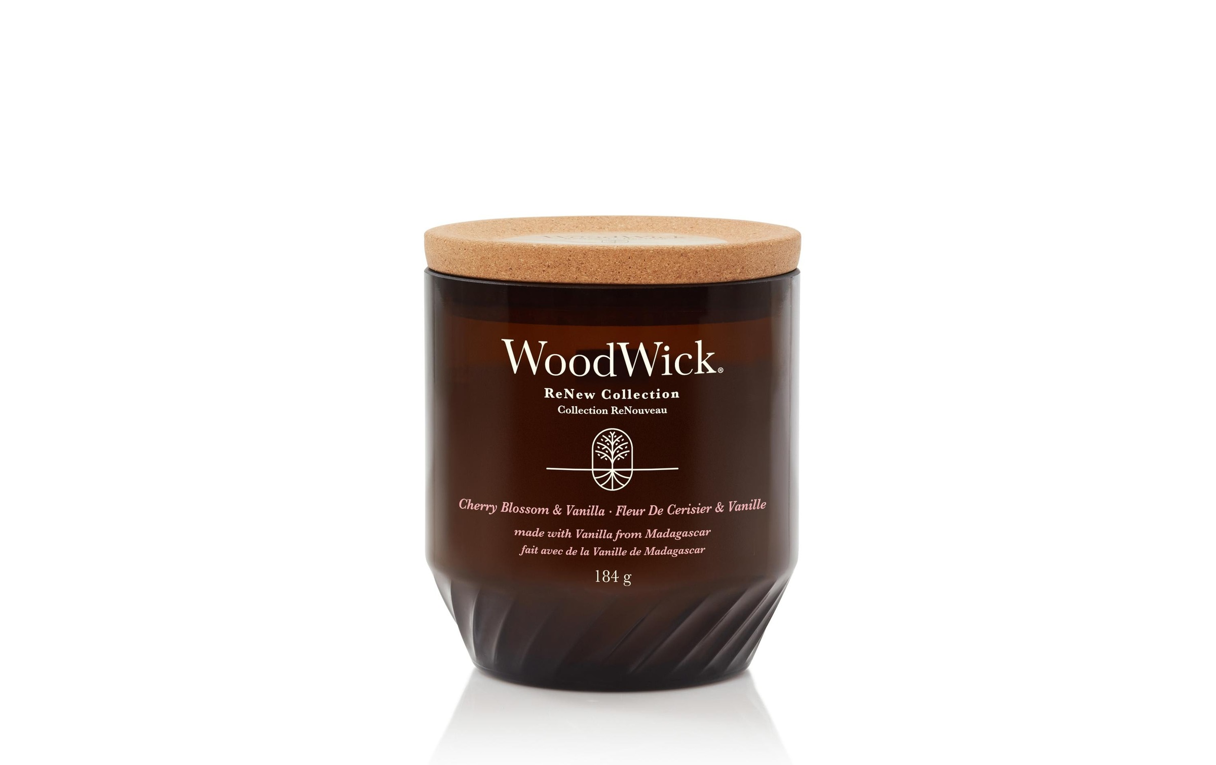 Image of Woodwick Duftkerze "Cherry Blossom & Vanilla ReNew Medium Jar"