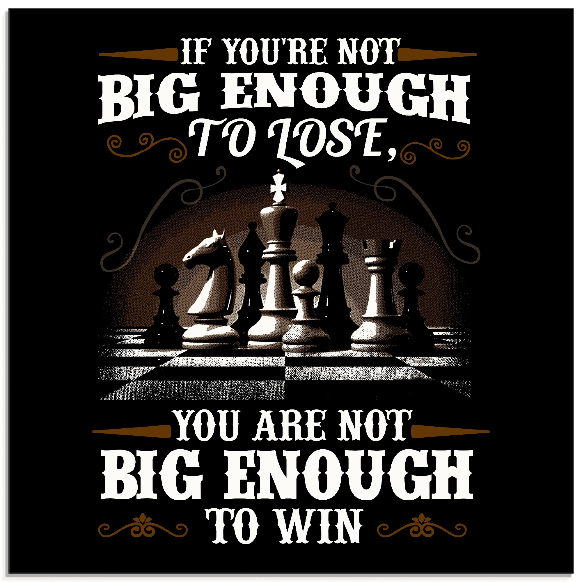 Image of Artland Glasbild »Inspirierender Spruch für Schach«, Sprüche & Texte, (1 St.) bei Ackermann Versand Schweiz