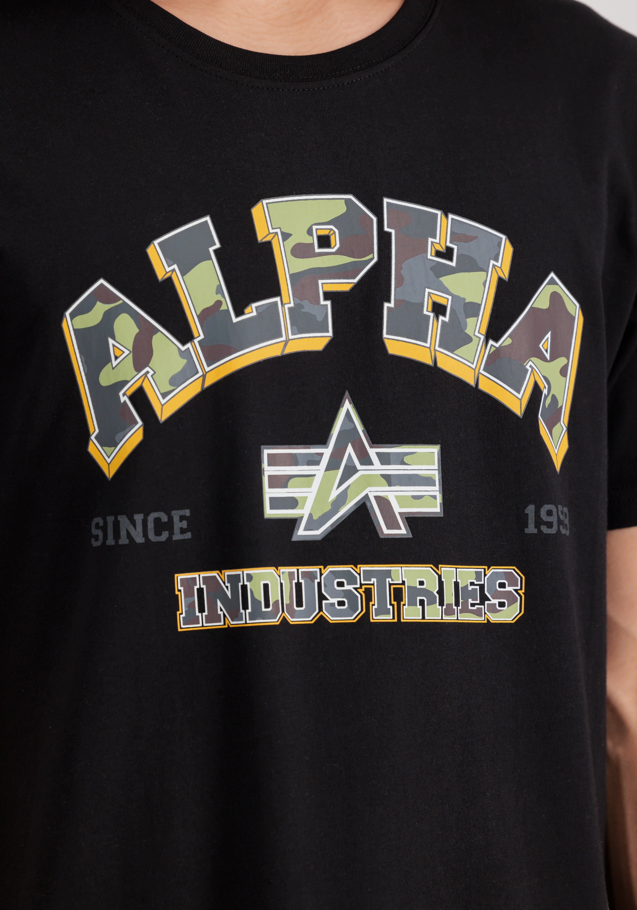 Alpha Industries T-Shirt »Alpha Industries Men - T-Shirts College Camo T«