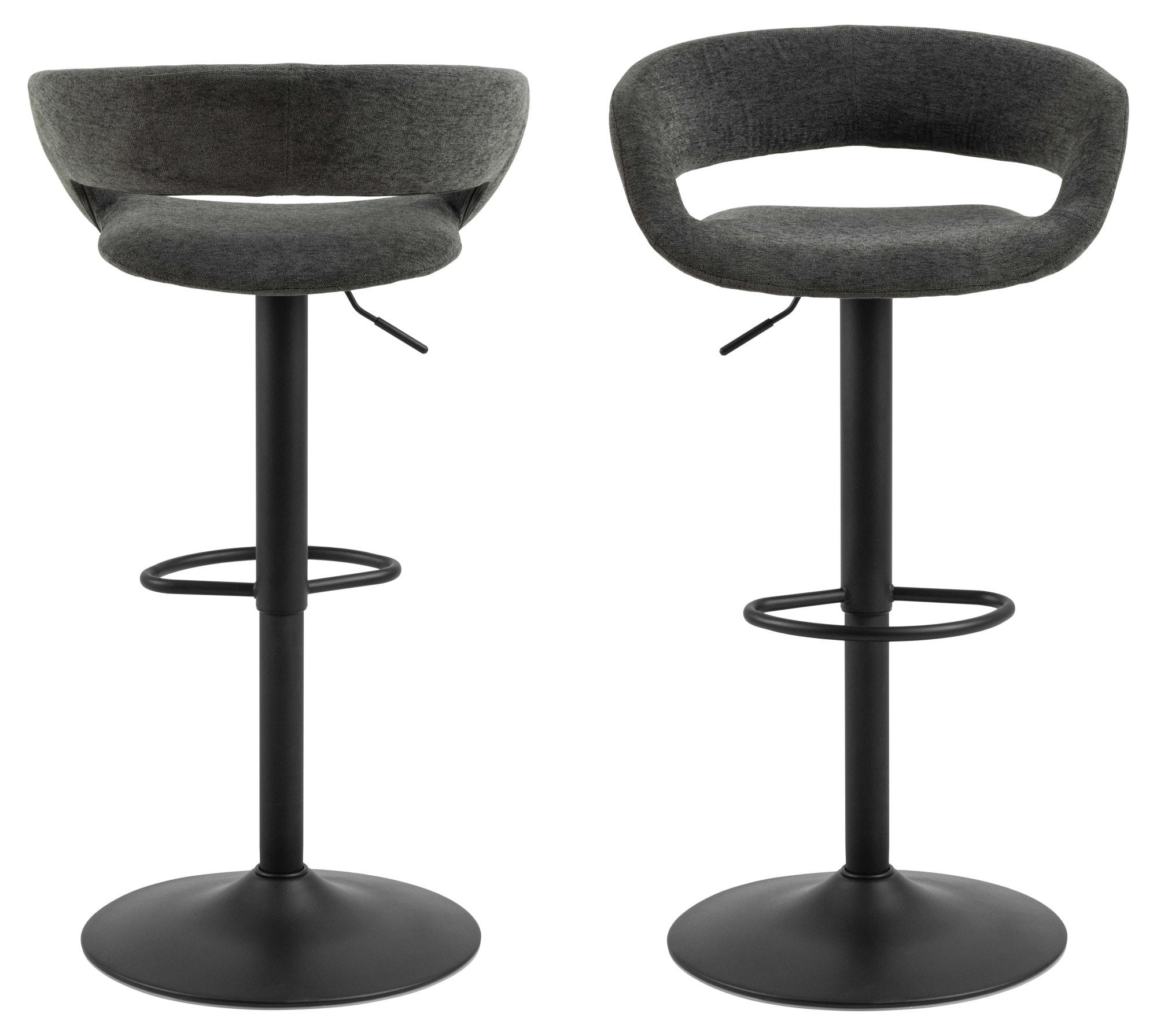 ACTONA GROUP Barhocker »Grace« Set, 2 stk, 2 Stk. tlg. Barhocker, Apia sand, Trompete Gestell, mit drehfunktion, 2 stk