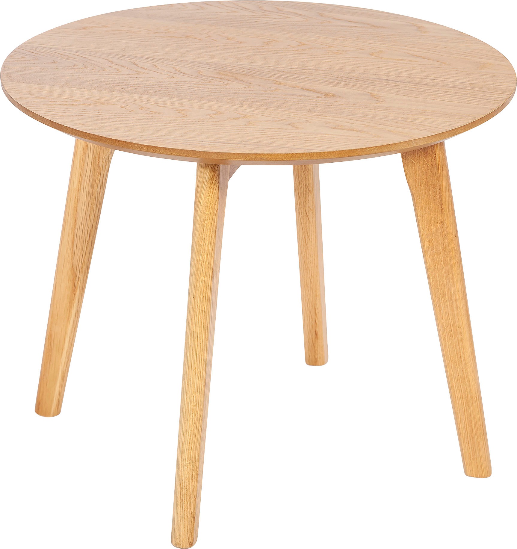 Image of Homexperts Beistelltisch »Lina«, D 50 cm, rund, aus Massivholz Eiche bei Ackermann Versand Schweiz