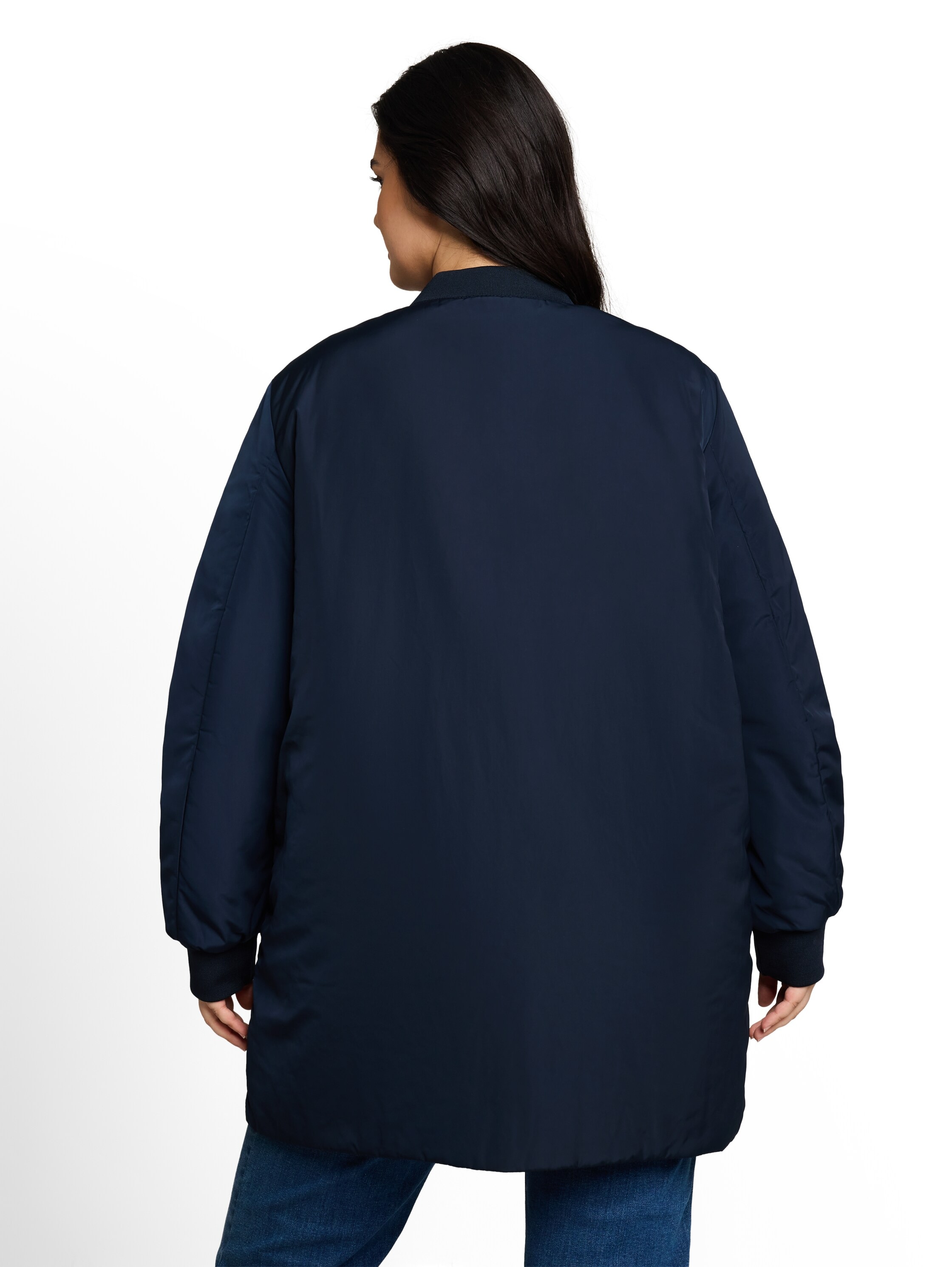 TOM TAILOR PLUS Langmantel im Blouson-Stil / Grosse Grössen