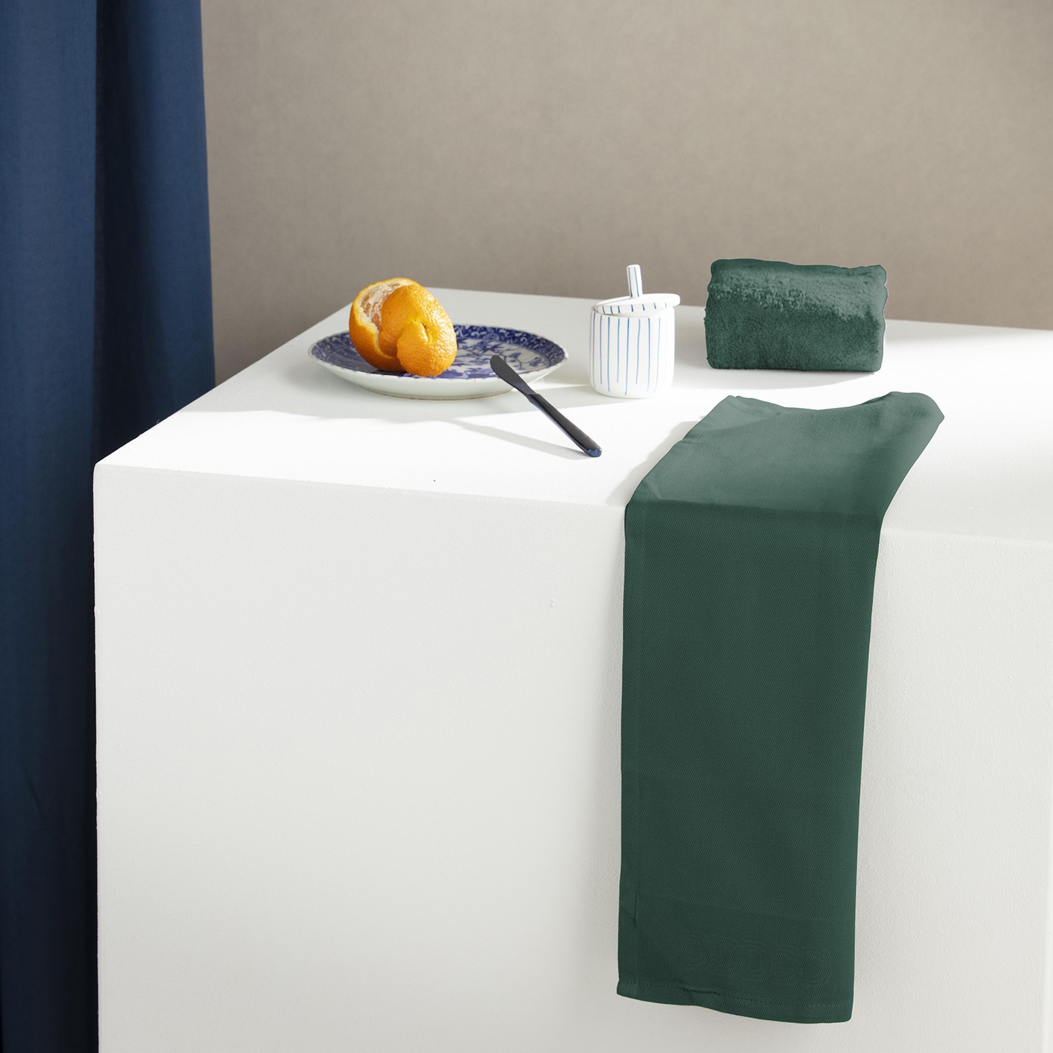 DDDDD Chiffon à vaisselle »Logo aus 100% Baumwolle, 60x65 cm« Jacquard-Gewebe, sehr saugstark und langlebig