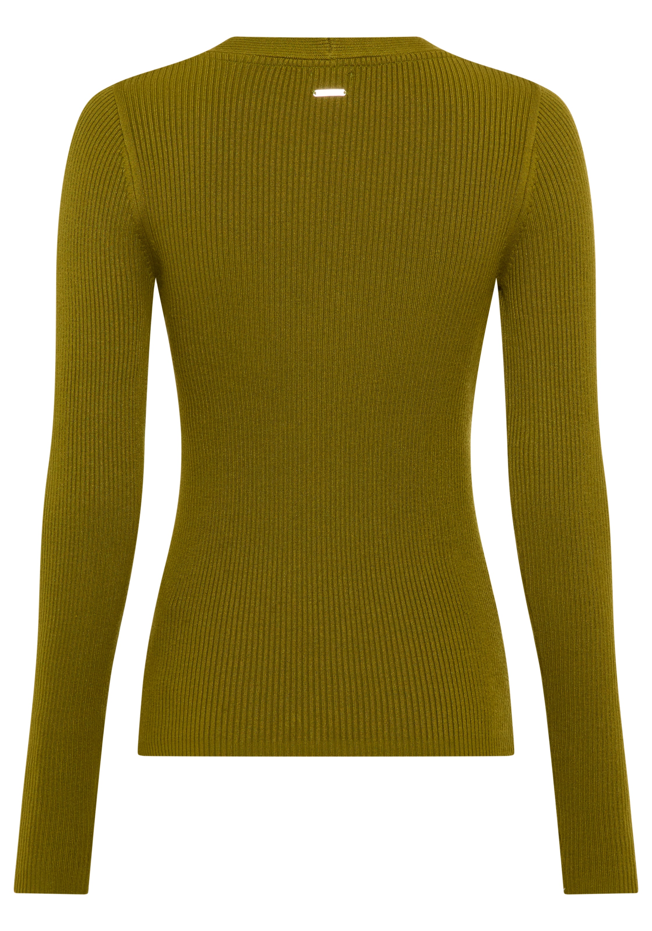 Laura Scott V-Ausschnitt-Pullover, mit Zopfmuster - NEUE KOLLEKTION