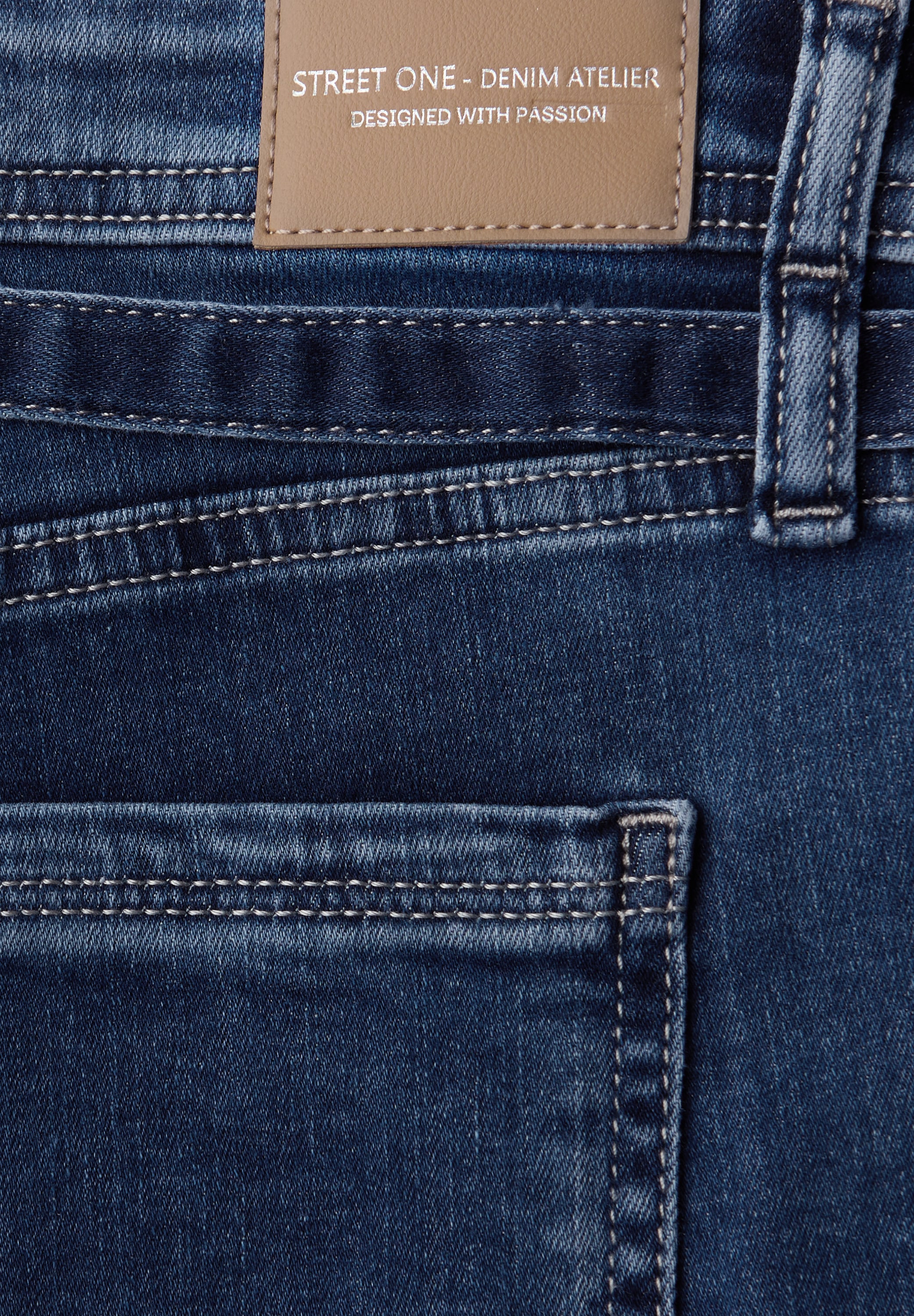 STREET ONE Jeans loose fit »Style Emee« mit praktischem Denim-Gürtel