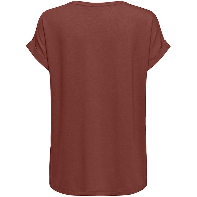 ♕ ONLY T-Shirt »ONLMOSTER«, mit Aufschlag am Arm versandkostenfrei auf