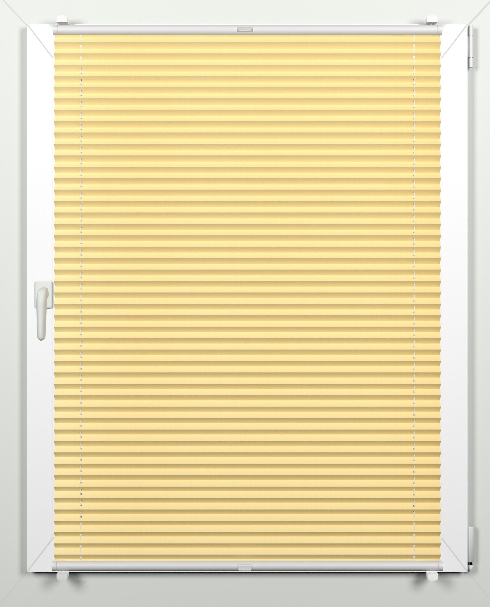 Image of indeko Plissee nach Mass »simple«, Lichtschutz, ohne Bohren, verspannt, mit Klemmträgern bei Ackermann Versand Schweiz