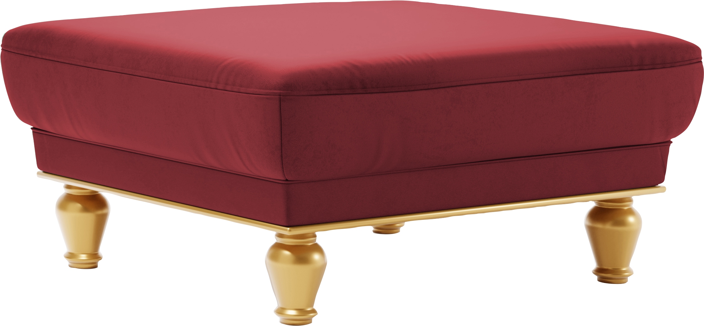 sit&more Polsterhocker »Orient 5«, goldfarbene Füsse