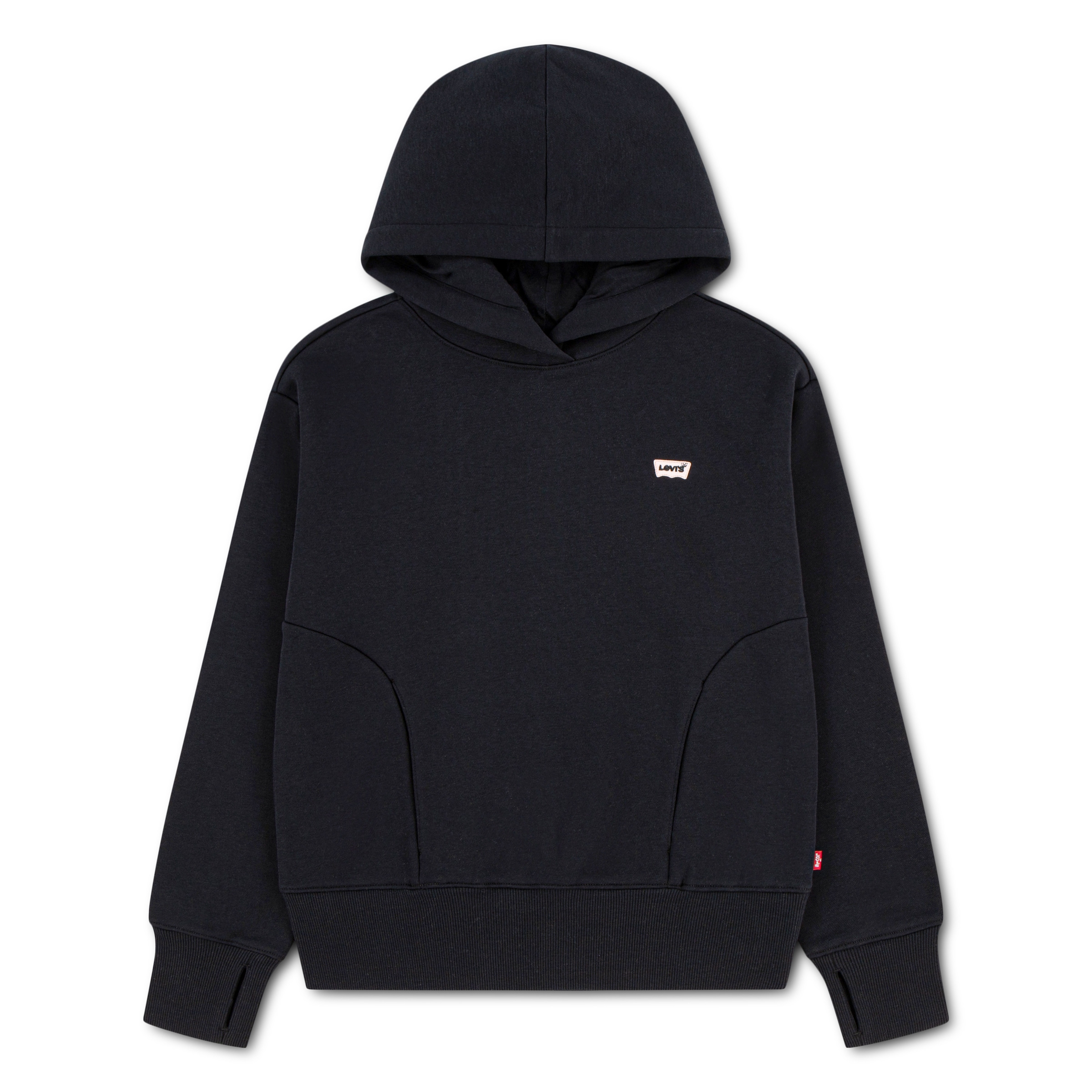 Image of Levis Kids Kapuzensweatshirt "LVG BATWING PATCH HOODIE", mit Daumenlöchern